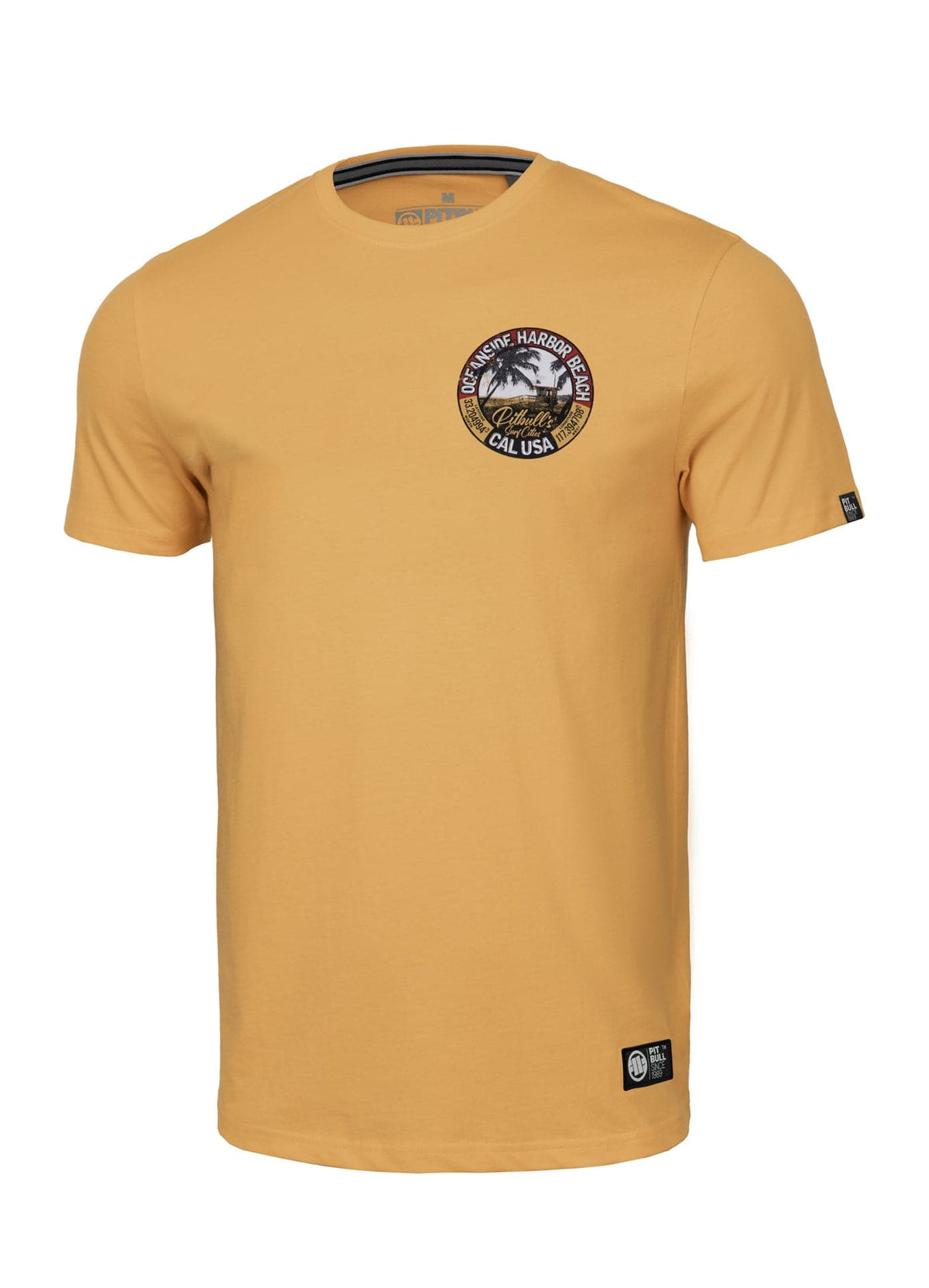 OCEANSIDE Pale Yellow T-shirt - Pitbullstore.eu