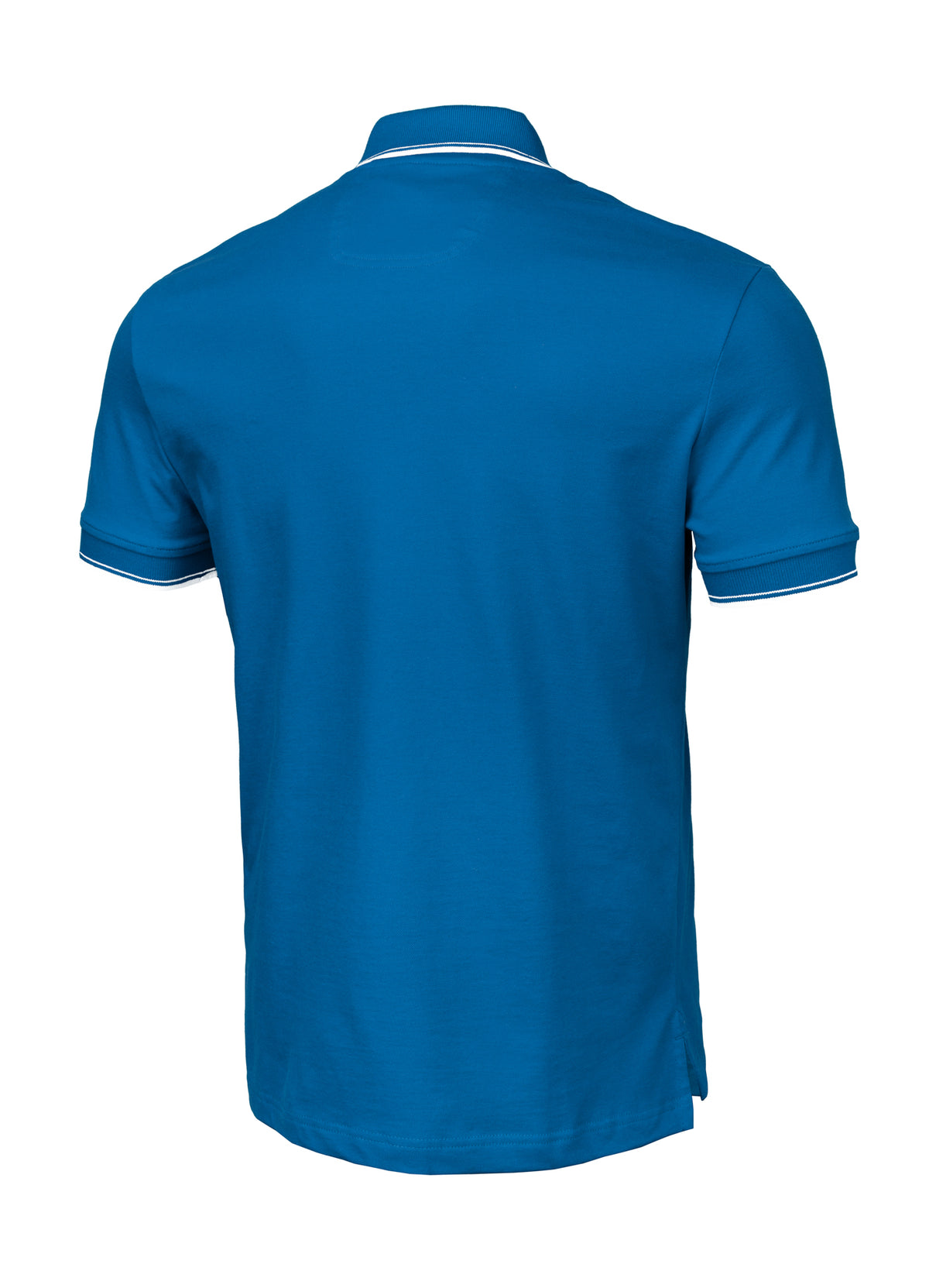 PIQUE STRIPES REGULAR Blue Polo T-shirt