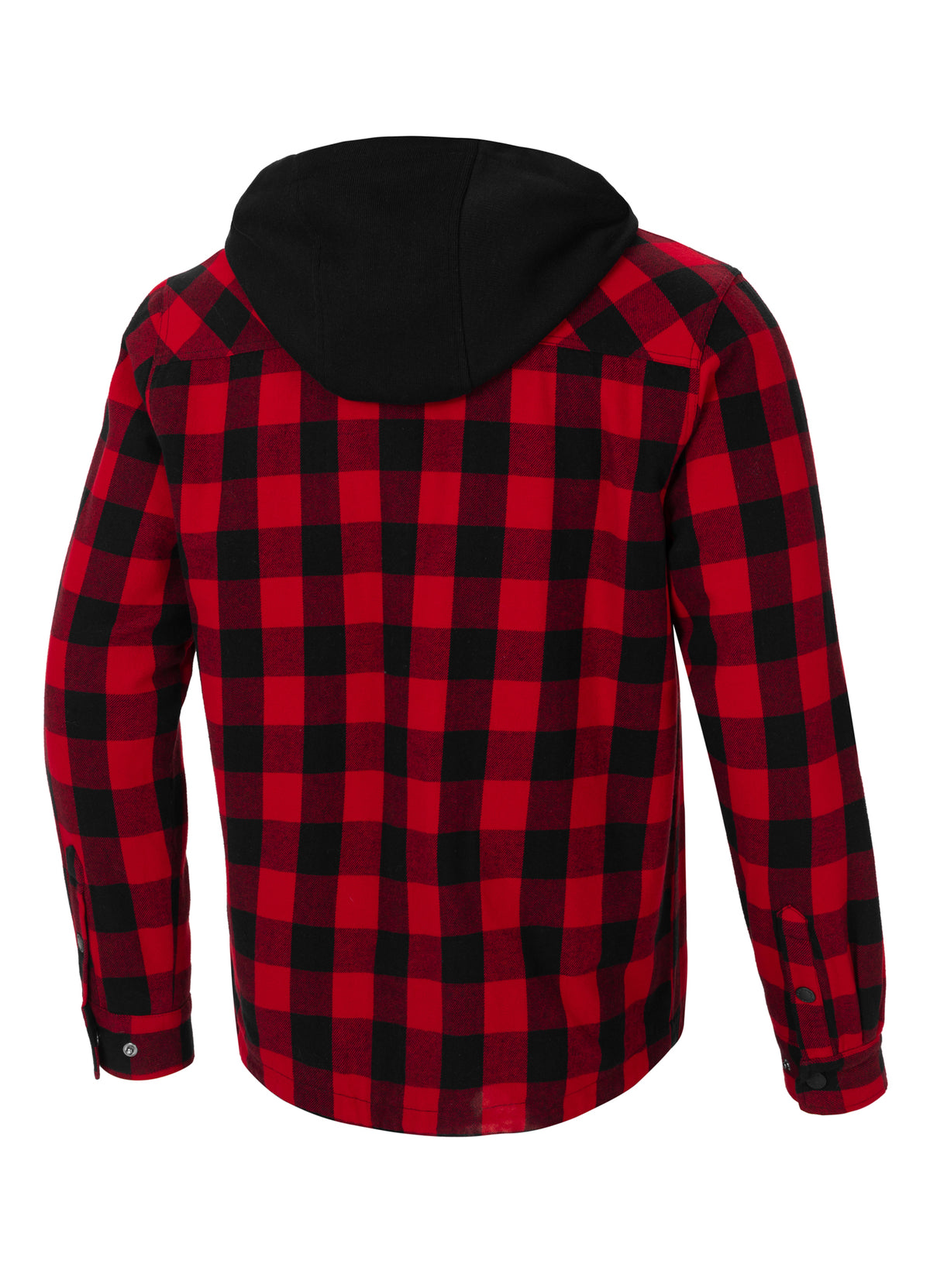 PIONEER Red/Black Hooded Overshirt