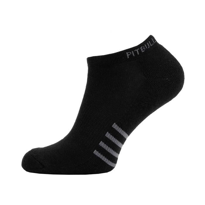 Thin Pad Socks 3pack Black - Pitbull West Coast U.S.A. 