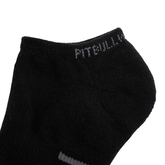 Thin Pad Socks 3pack Black - Pitbull West Coast U.S.A. 