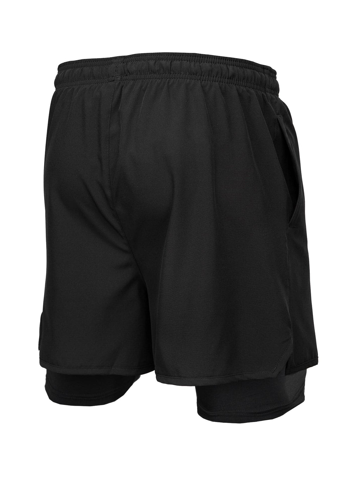 NEW LOGO Mesh Black Shorts.