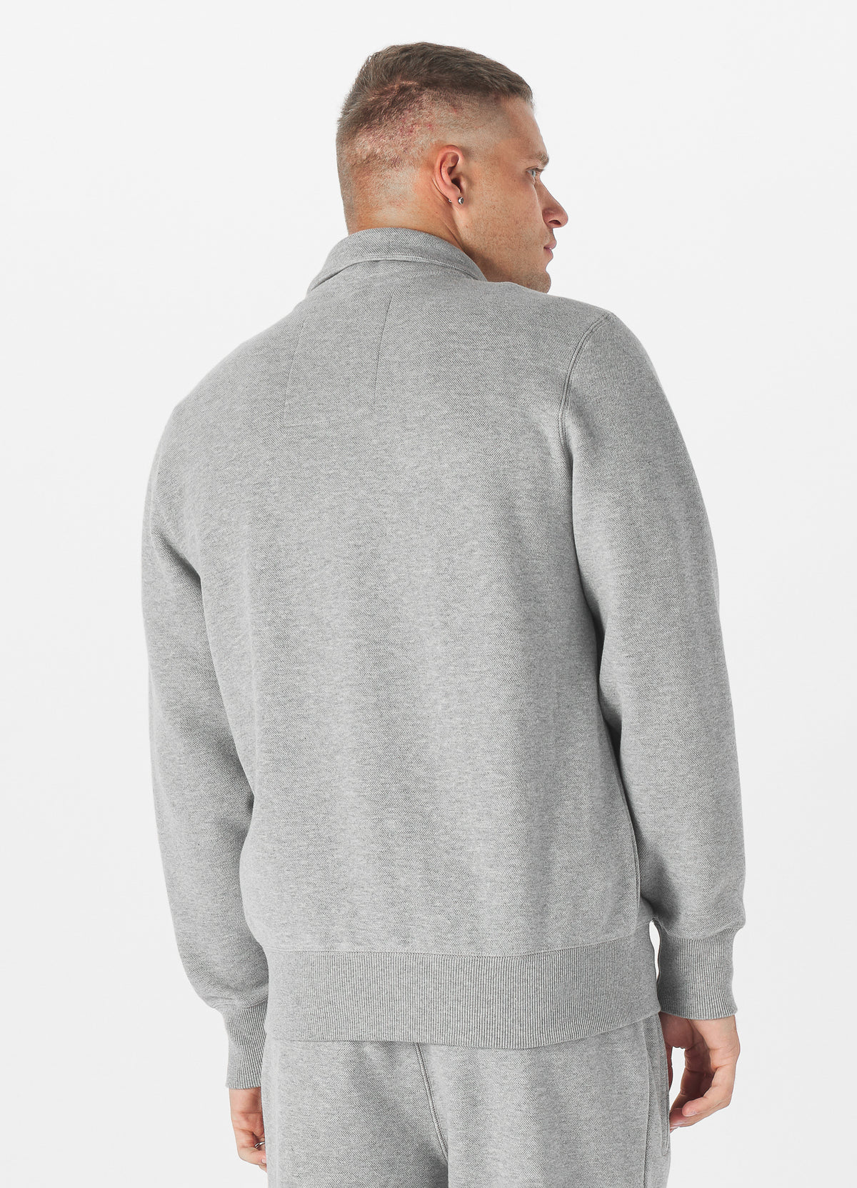 NEW LOGO Premium Pique Grey Sweatjacket.