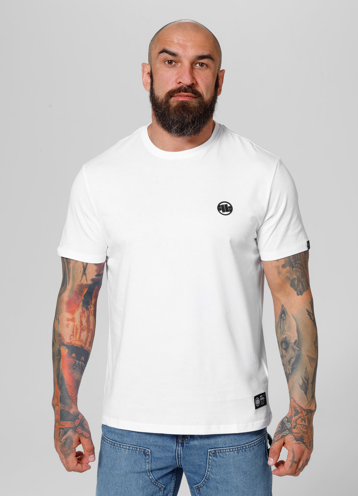 SMALL LOGO Lightweight White T-shirt