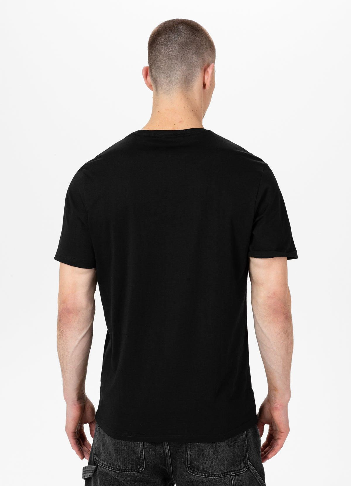 SMALL LOGO Lightweight Black T-shirt