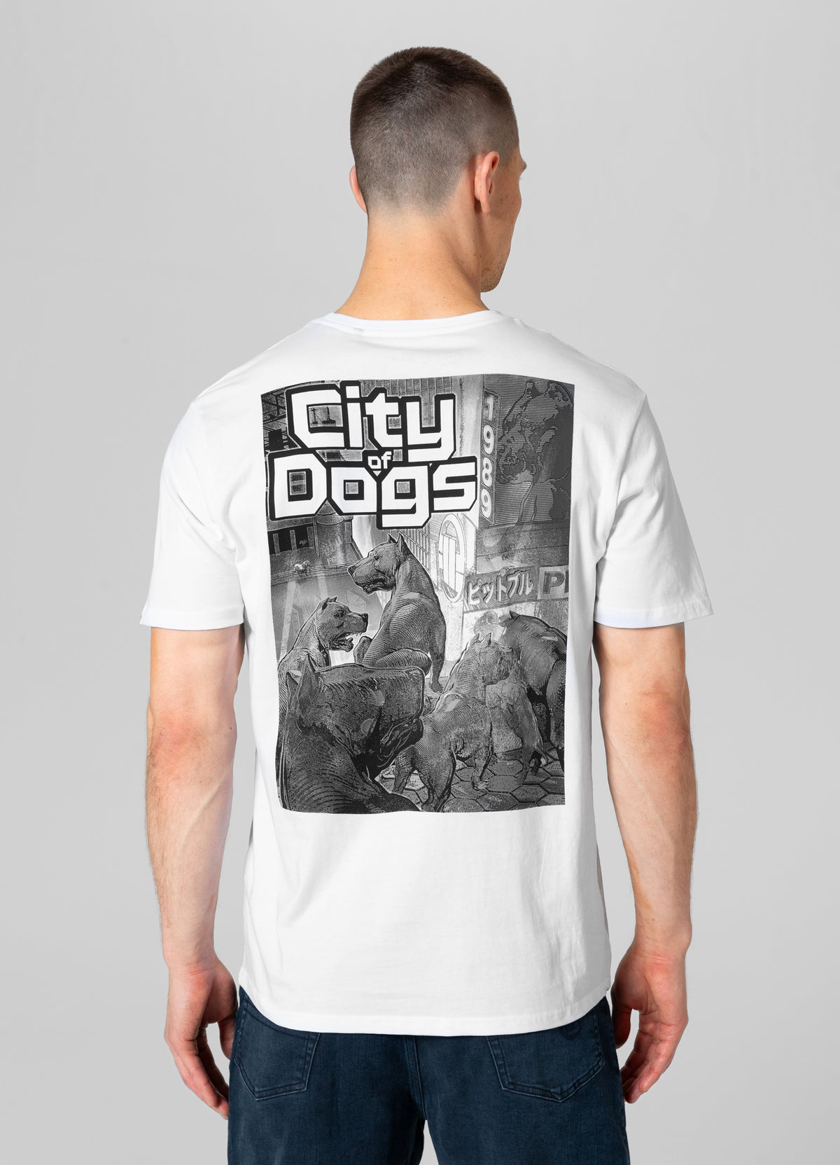 CITY OF DOGS White T-shirt
