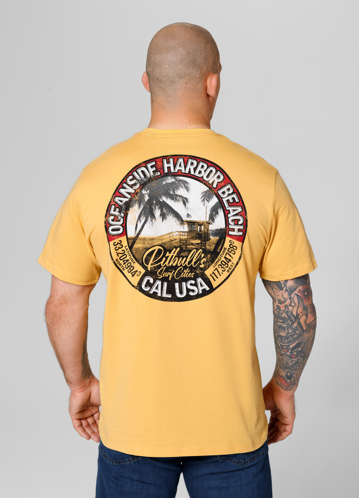 OCEANSIDE Pale Yellow T-shirt