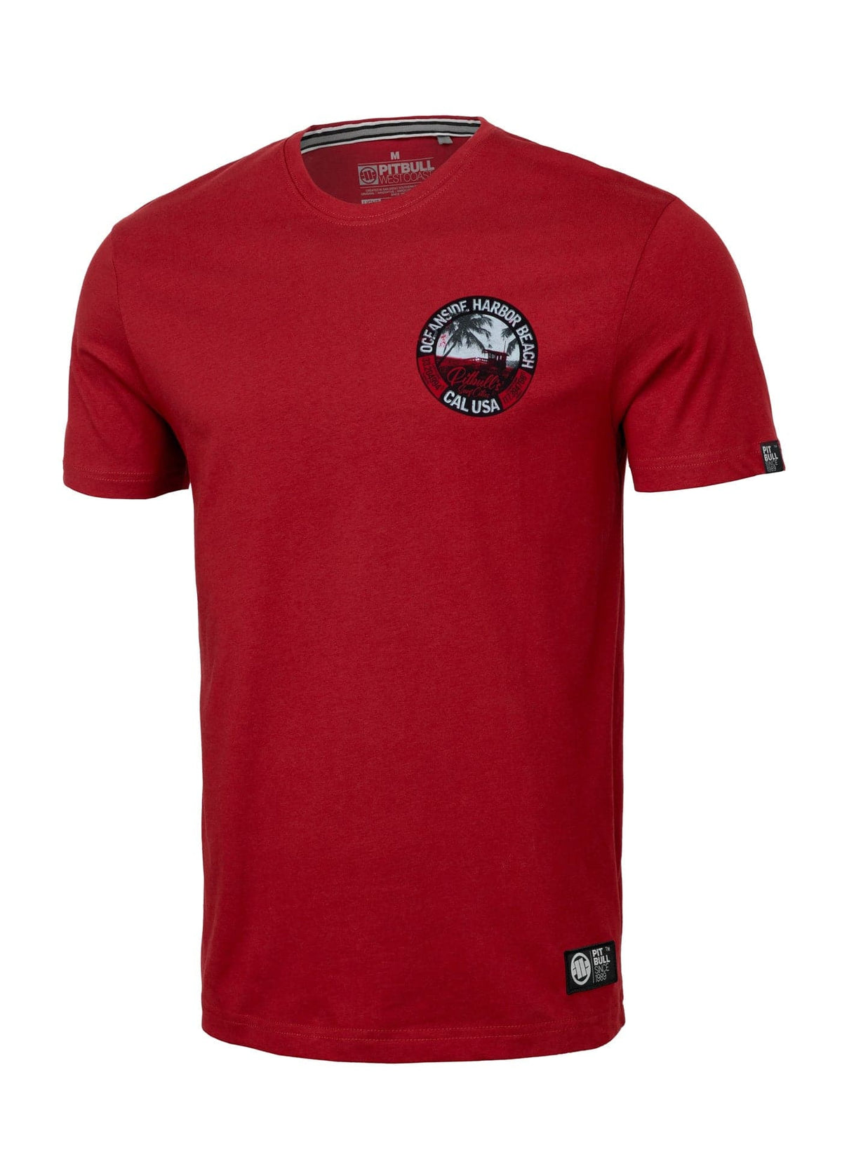 OCEANSIDE Red T-shirt - Pitbullstore.eu