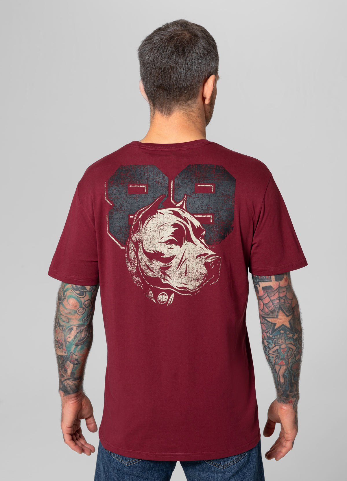 DOG 89 Burgundy T-shirt