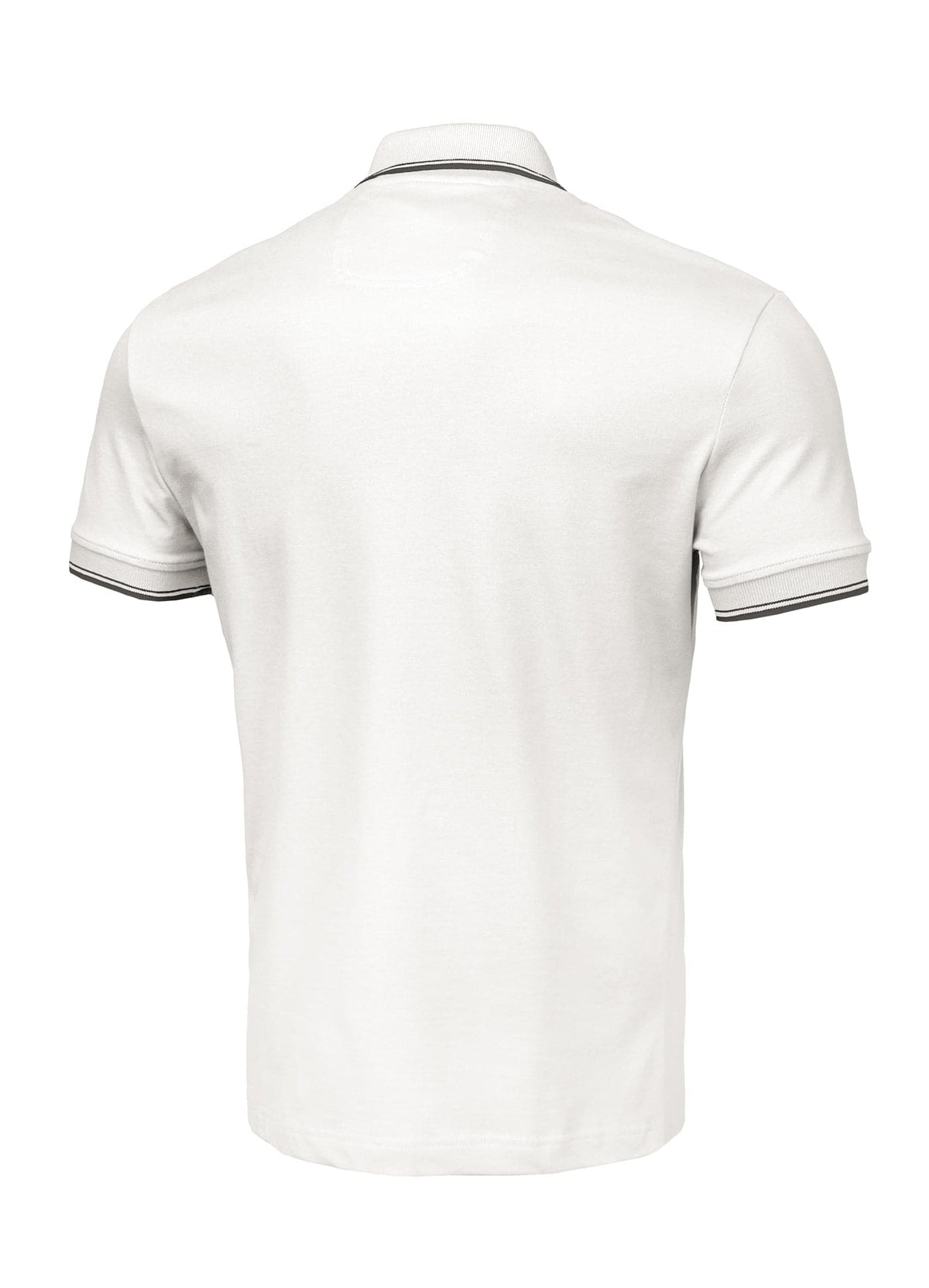 PIQUE STRIPES REGULAR Off White Polo T-shirt