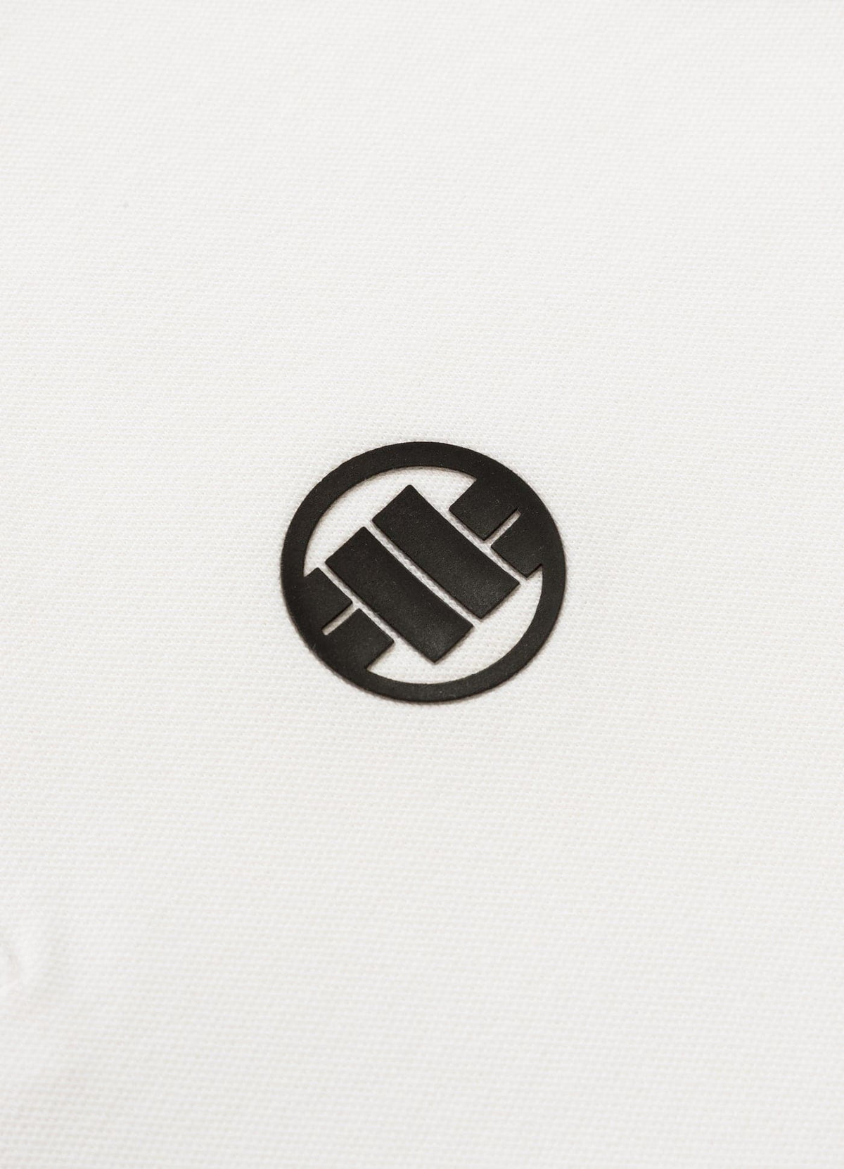 PIQUE STRIPES REGULAR Off White Polo T-shirt