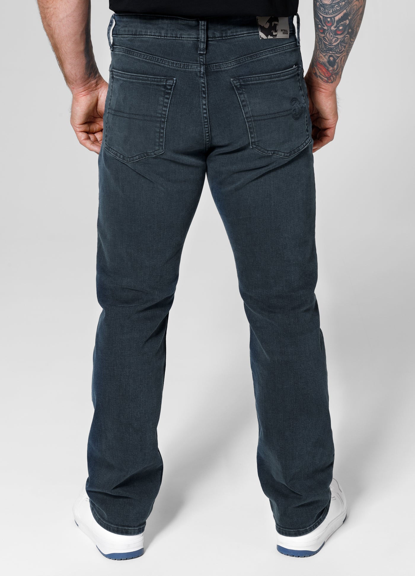 HIGHLANDER Long Dark Wash Jeans