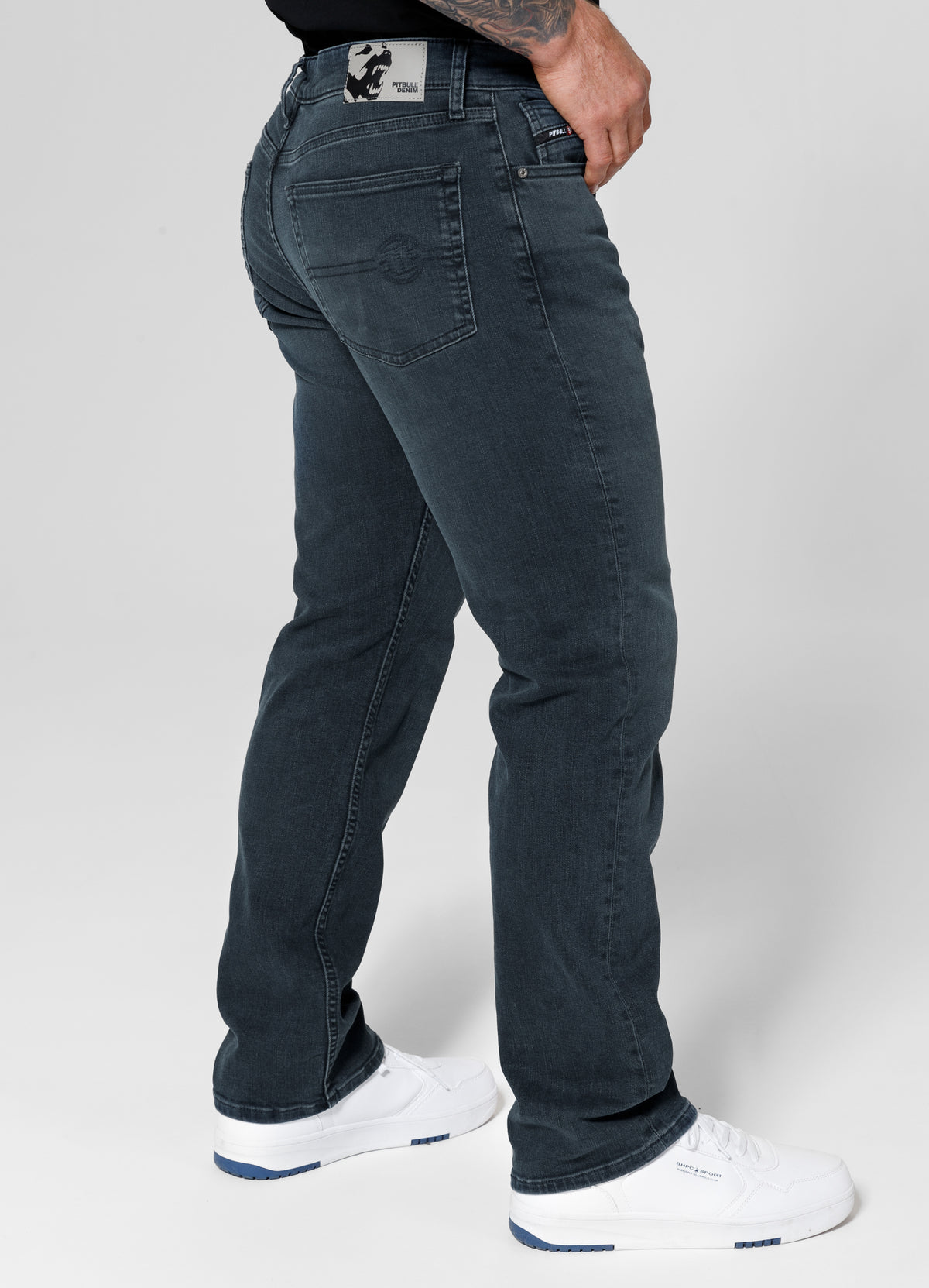 HIGHLANDER Long Dark Wash Jeans