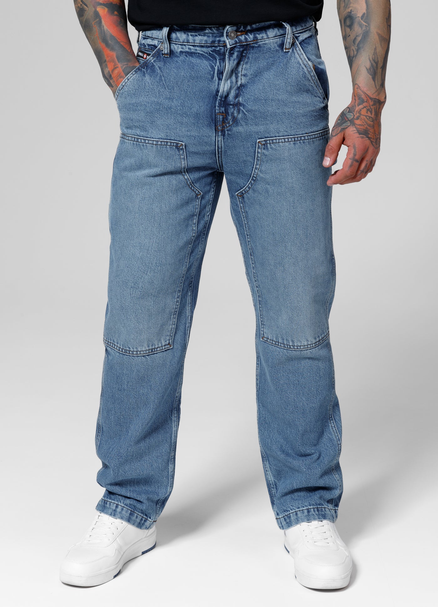 Buy Jeans trousers Blue Denim Carpenter | Pitbull Store