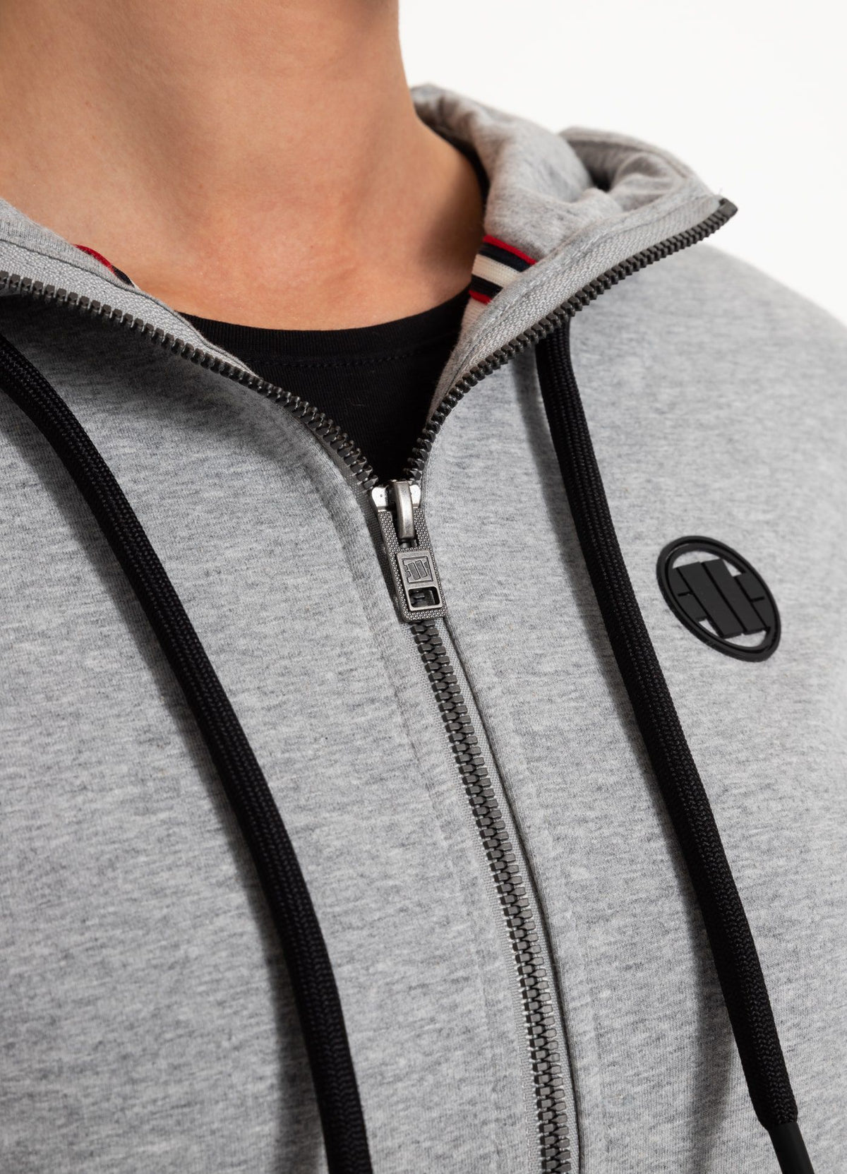 Women&#39;s zipped hoodie French Terry Small Logo