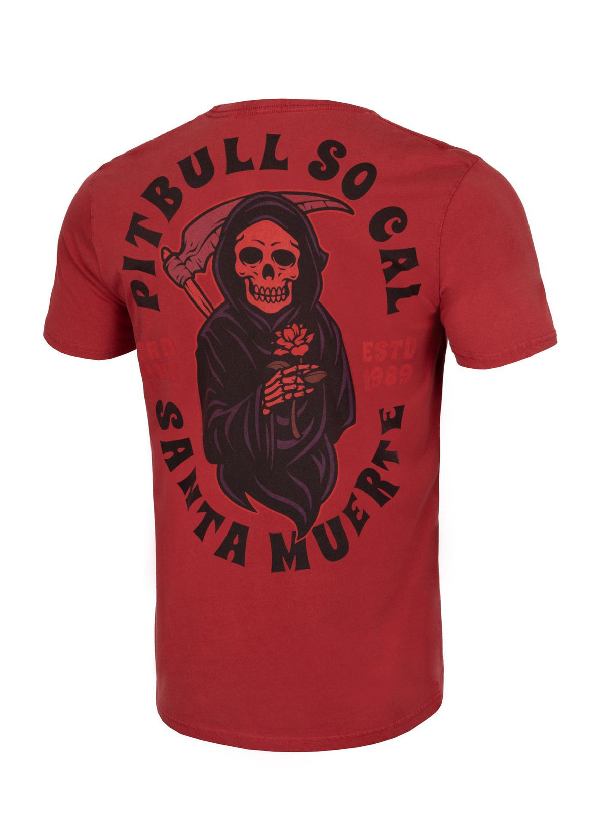T-shirt Denim Washed Santa Muerte