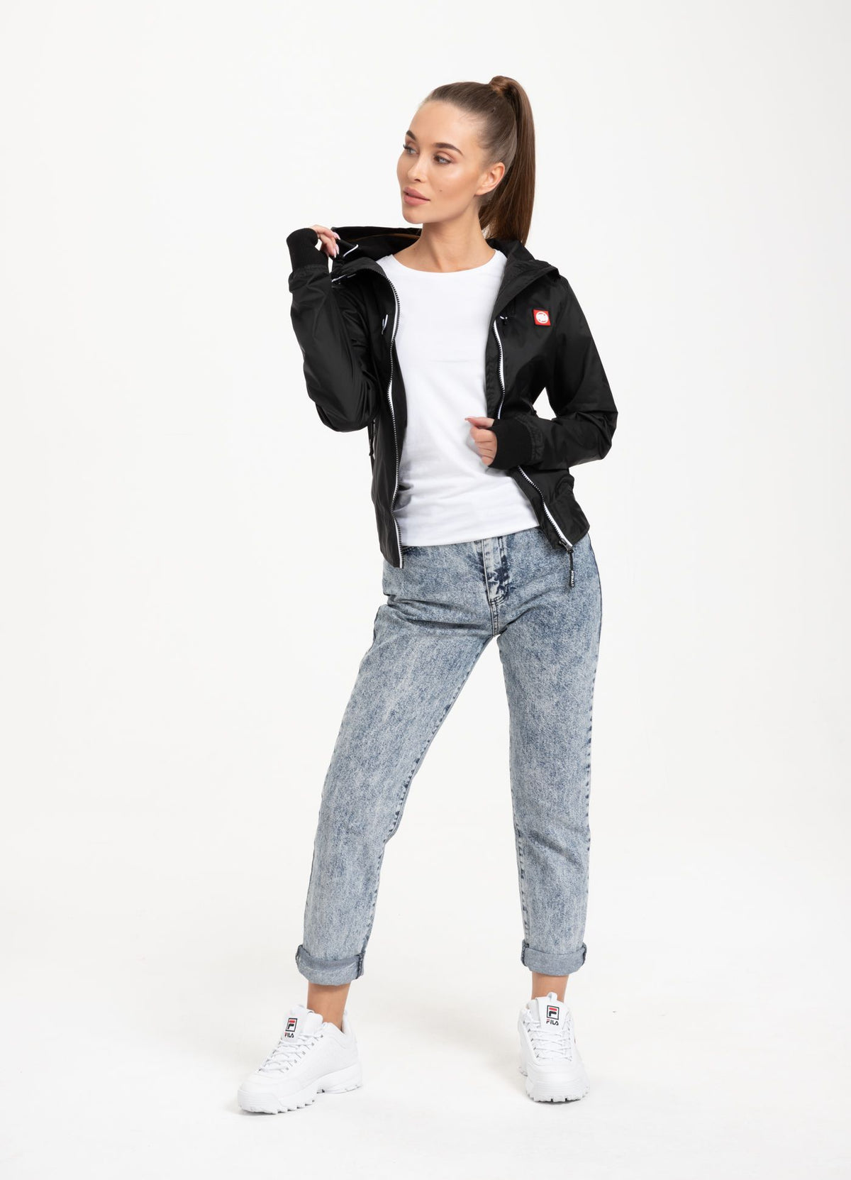 Women&#39;s transitional hooded jacket Aaricia