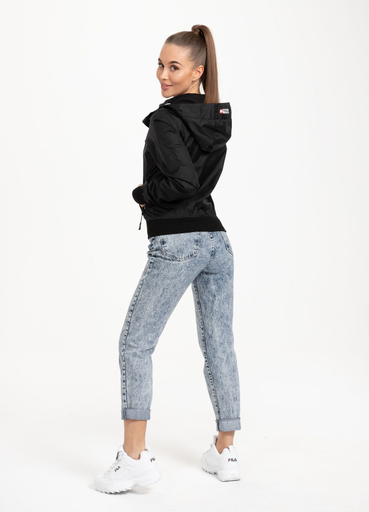 Women&#39;s transitional hooded jacket Aaricia
