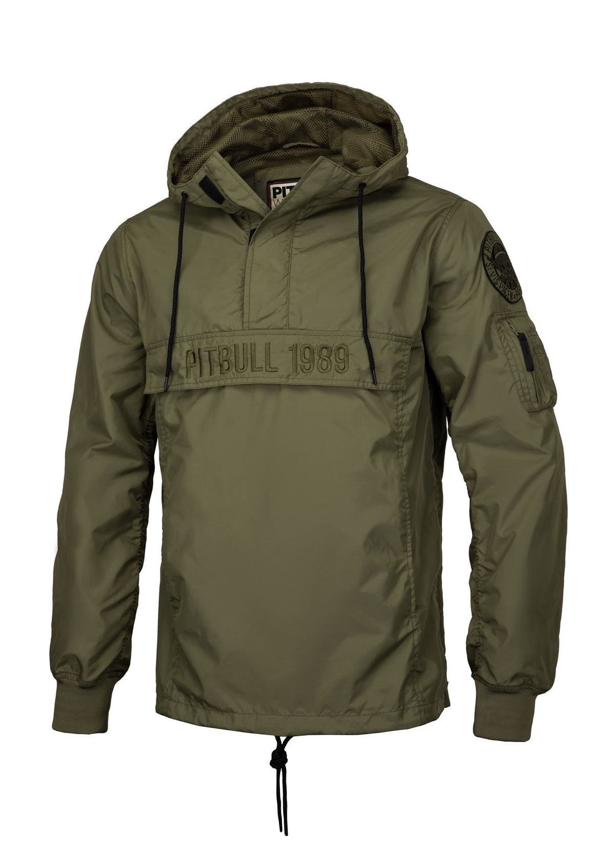 Men&#39;s Kangaroo hooded jacket Loring - Olive