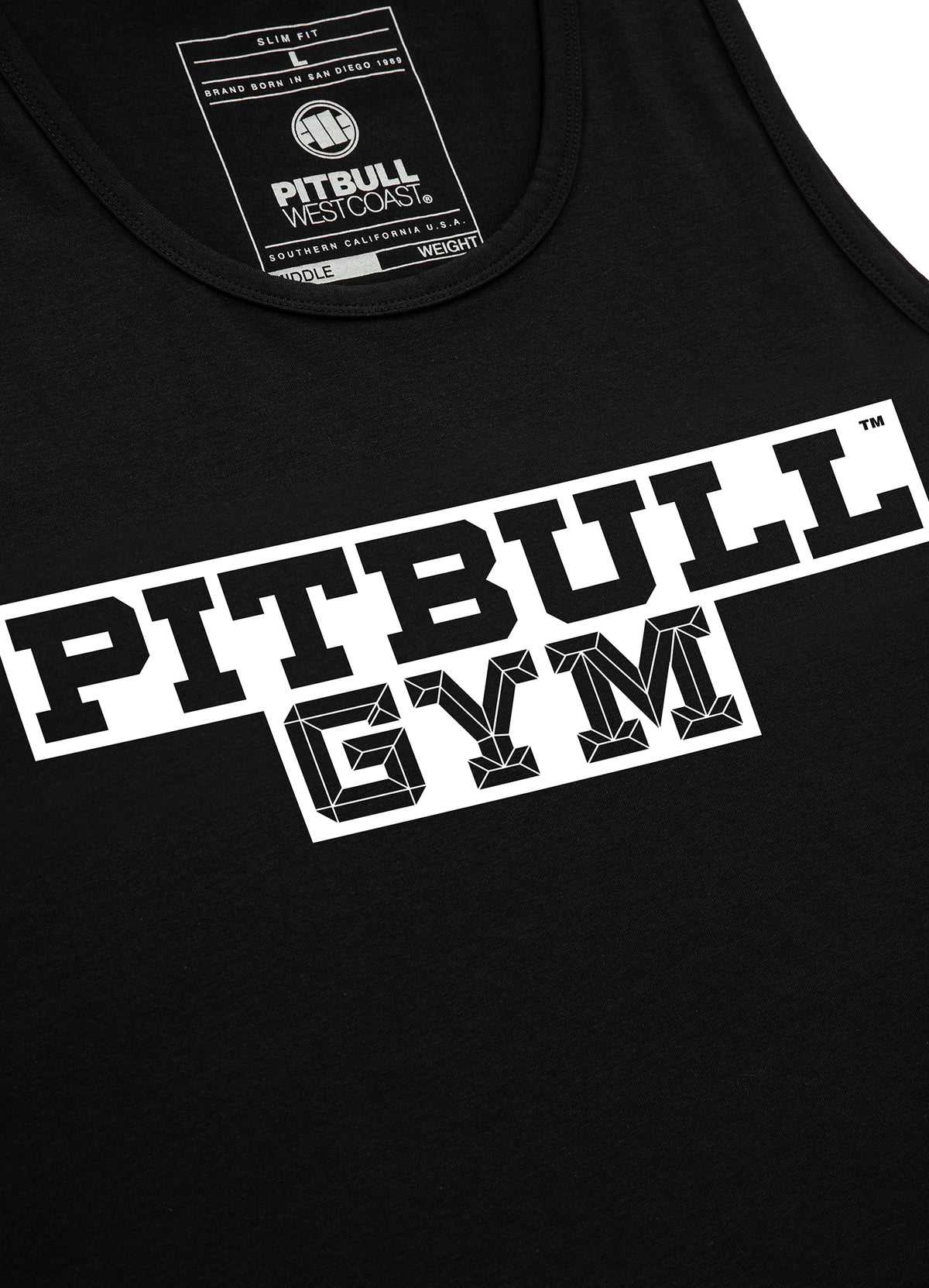 Pitbull Gym Black Tank Top