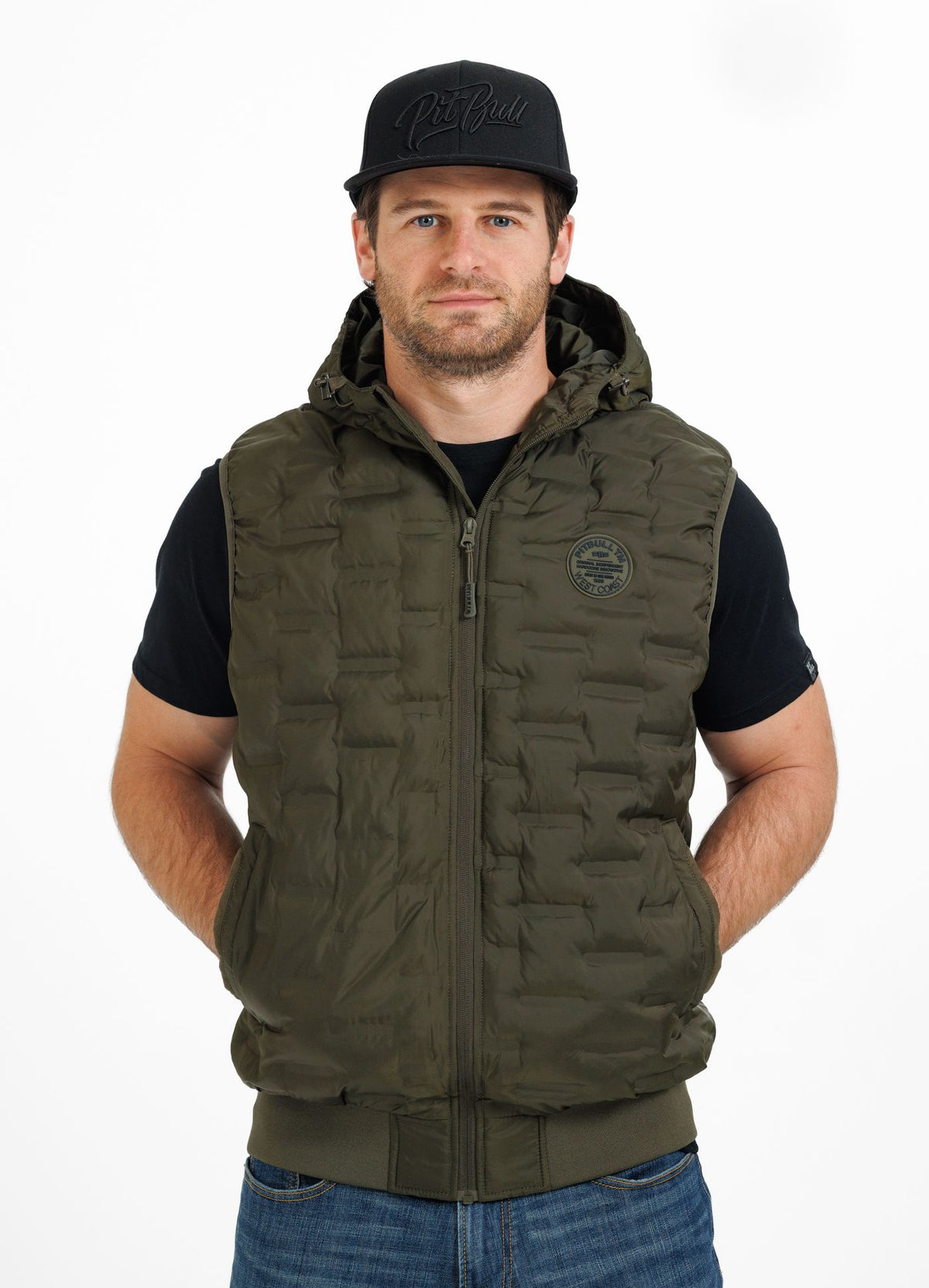 Men&#39;s hooded Vest Carver