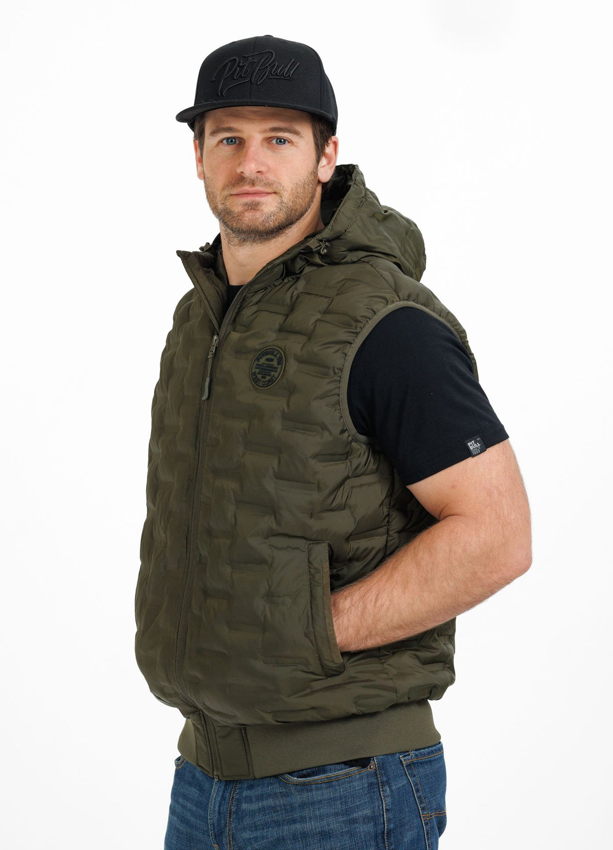 Men&#39;s hooded Vest Carver