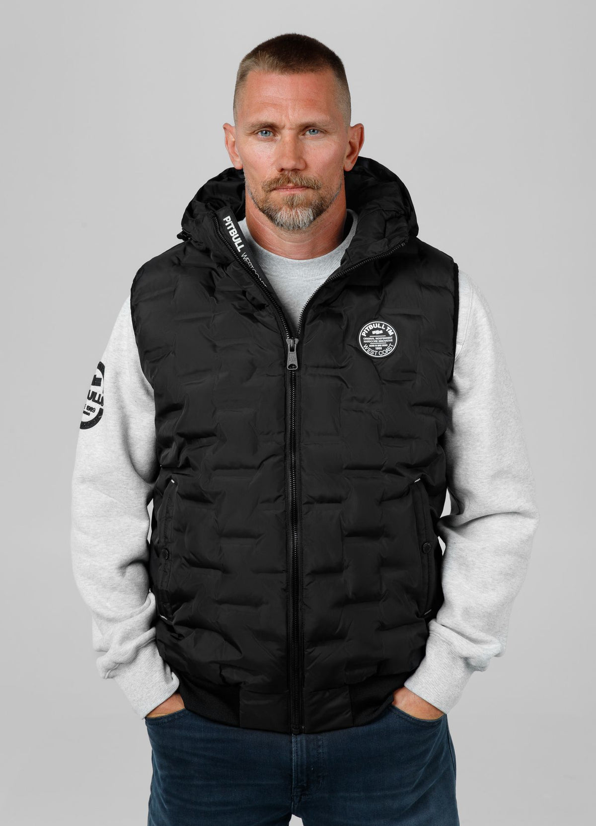 Men&#39;s hooded Vest Carver