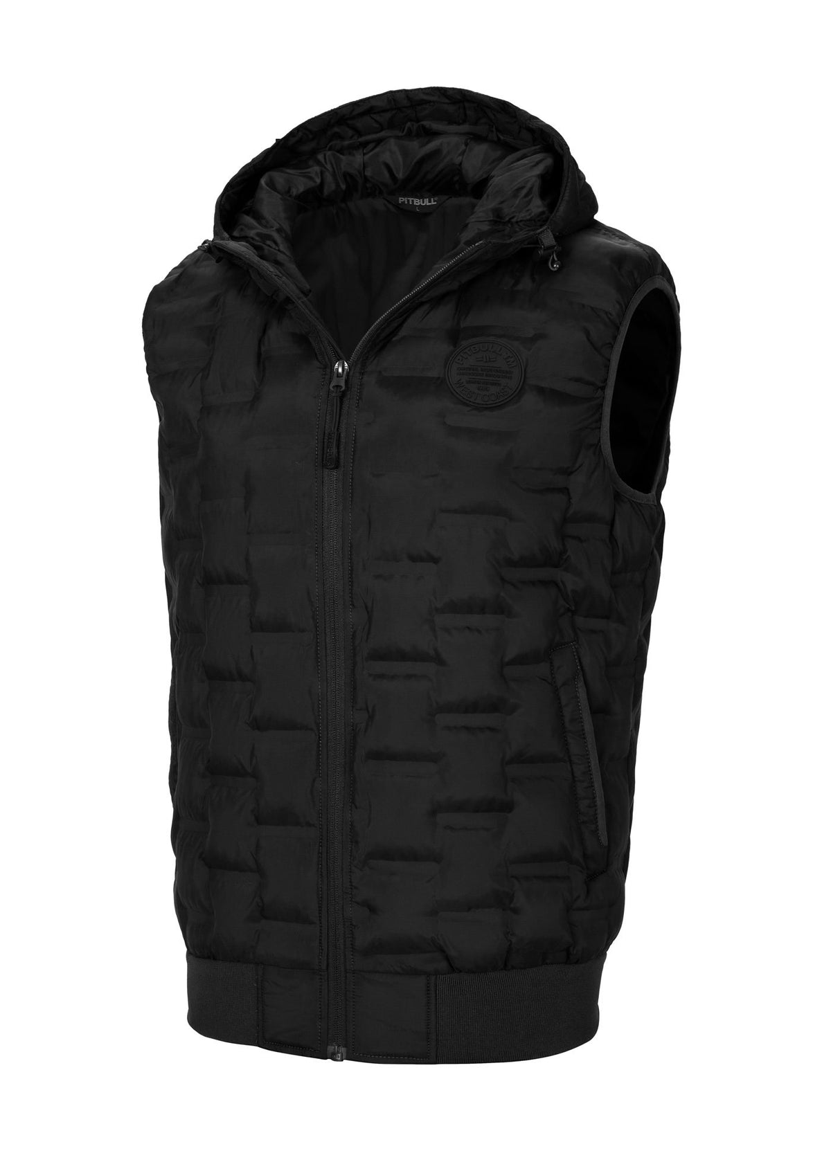 Men&#39;s hooded Vest Eclipse - Black