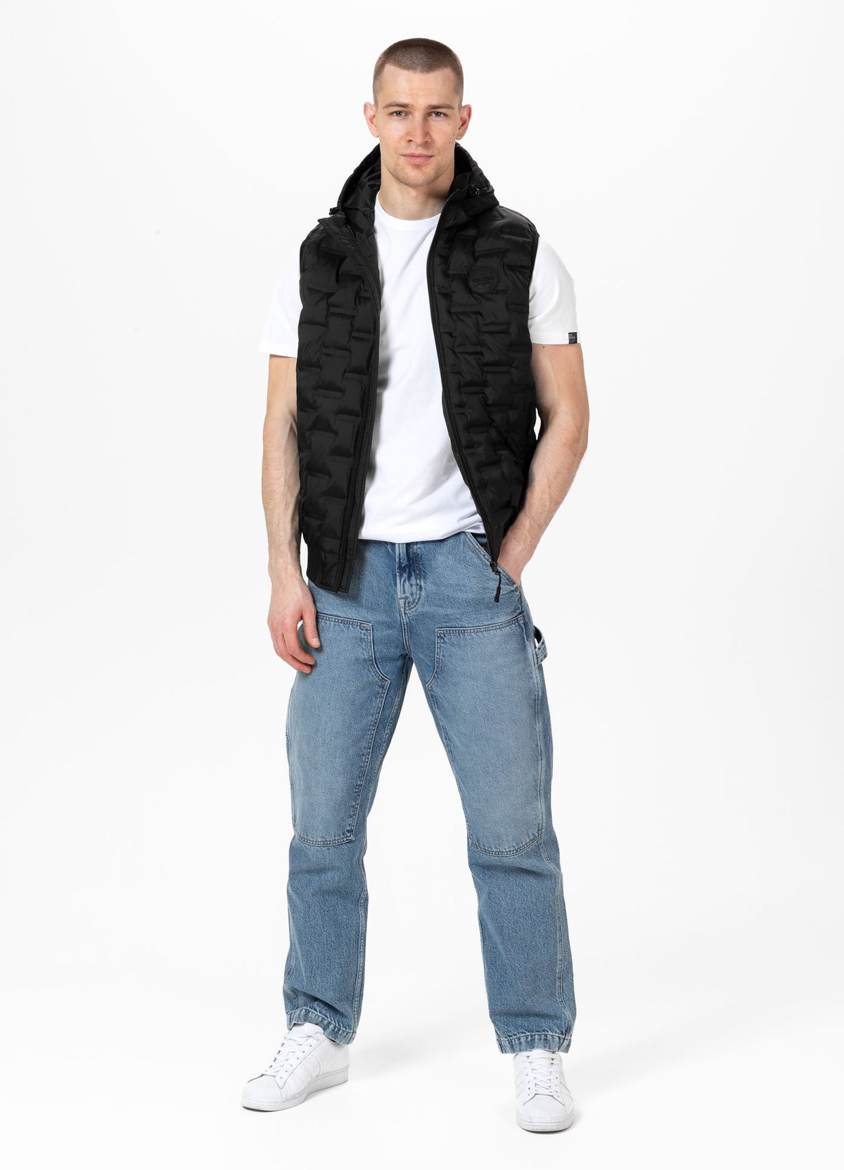 Men&#39;s hooded Vest Eclipse