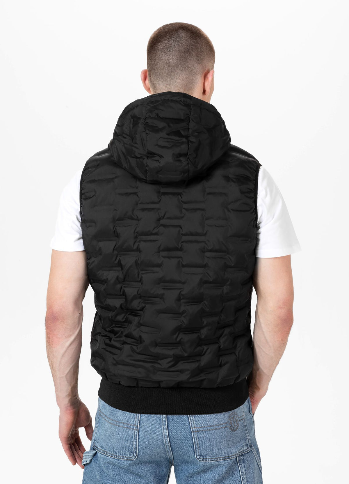 Men&#39;s hooded Vest Eclipse