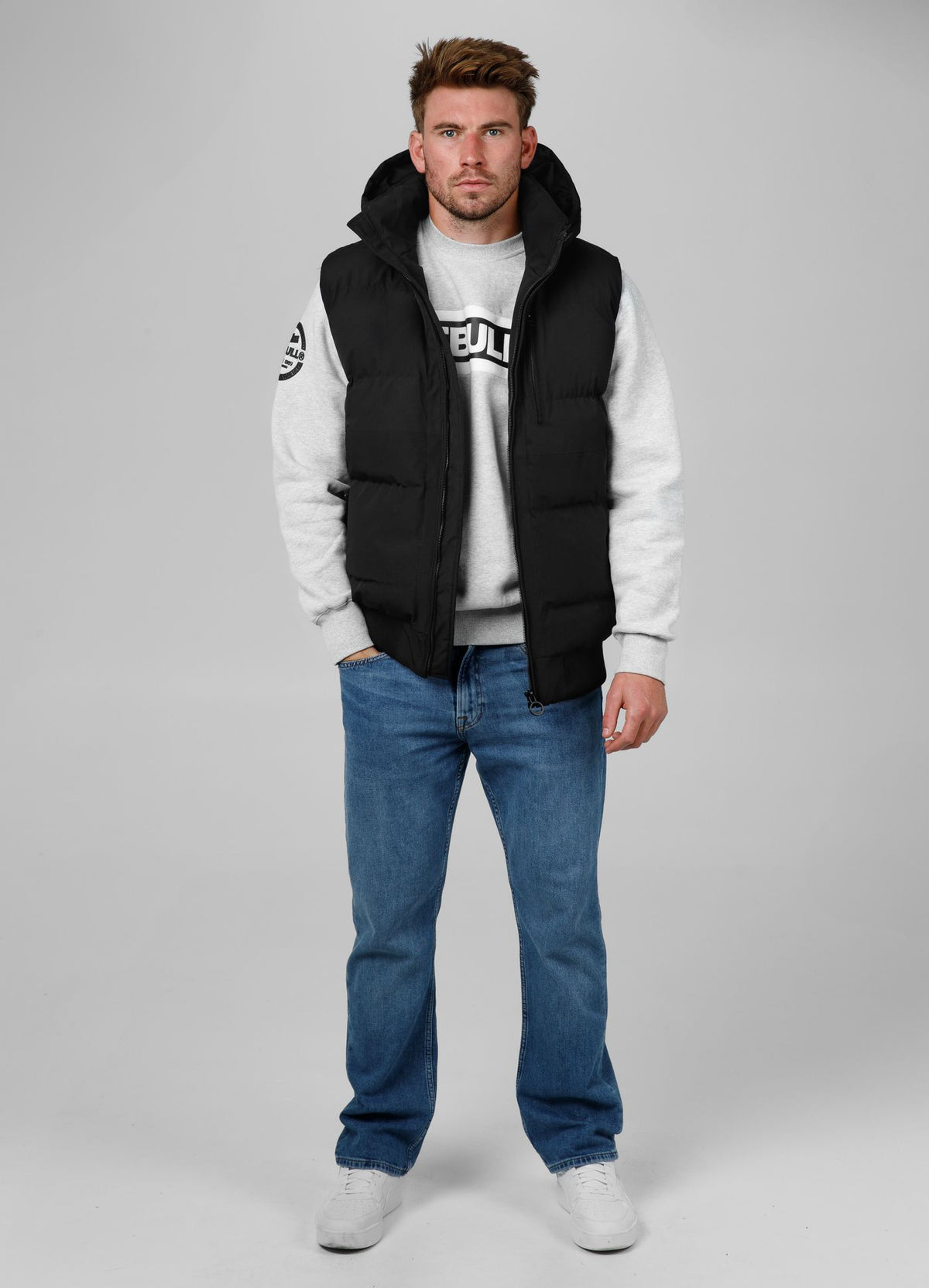 Men&#39;s hooded Vest Patton