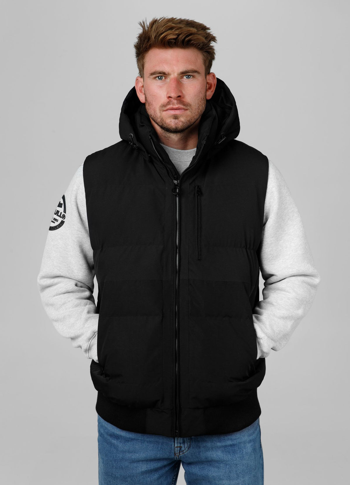 Men&#39;s hooded Vest Patton