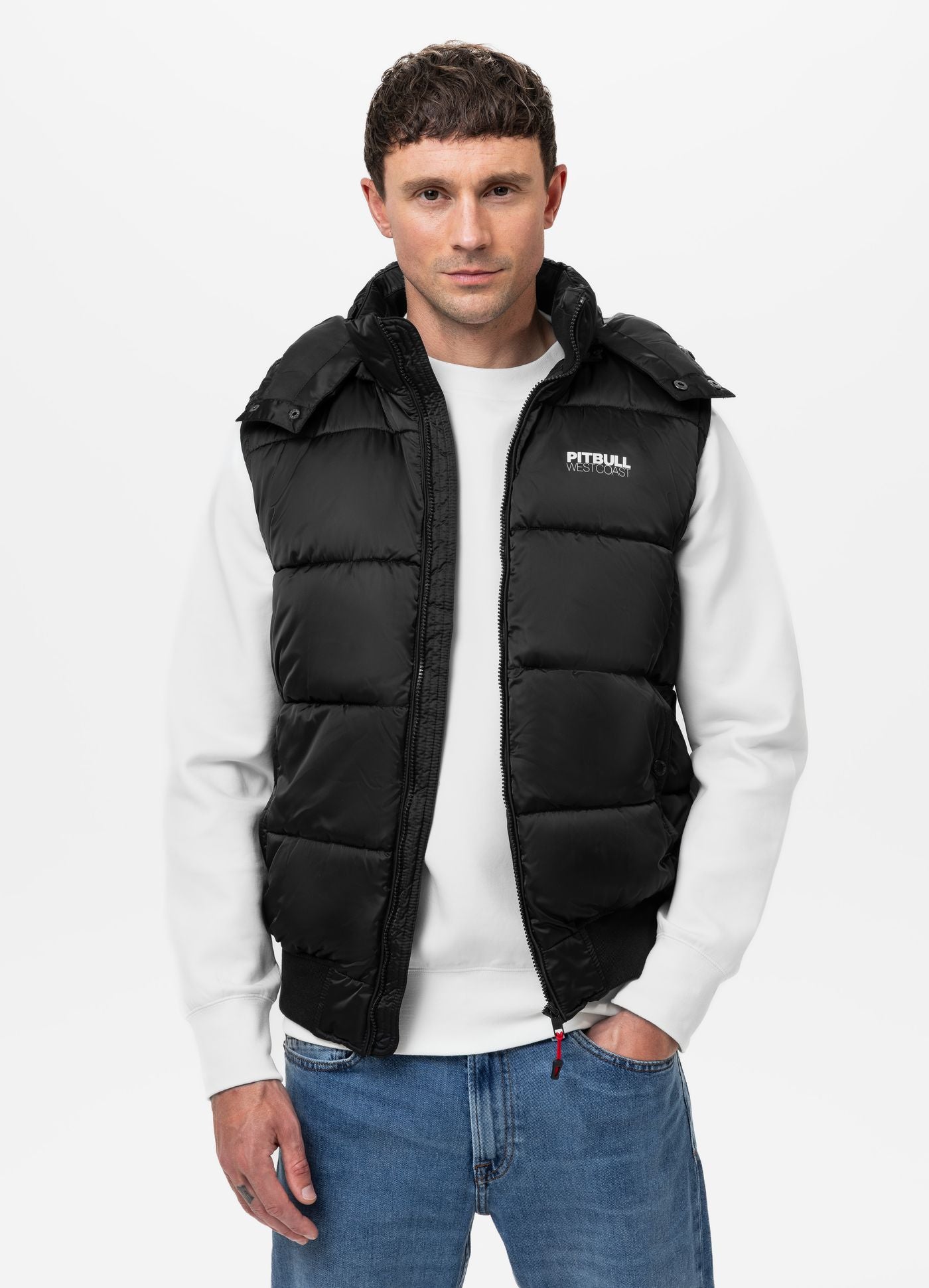 Quilted vest with hood WALPEN