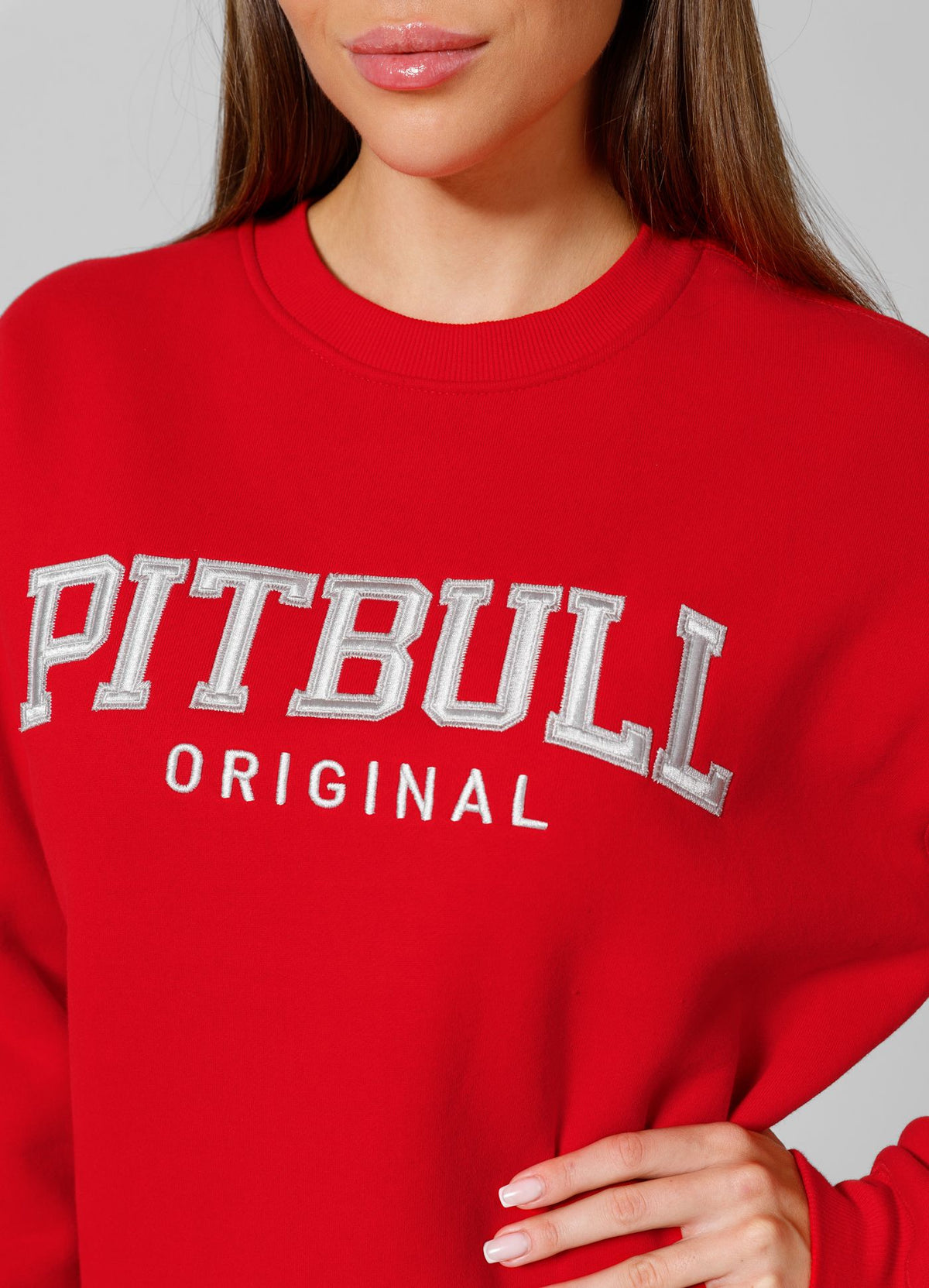Women&#39;s oversize sweatshirt Tyrian
