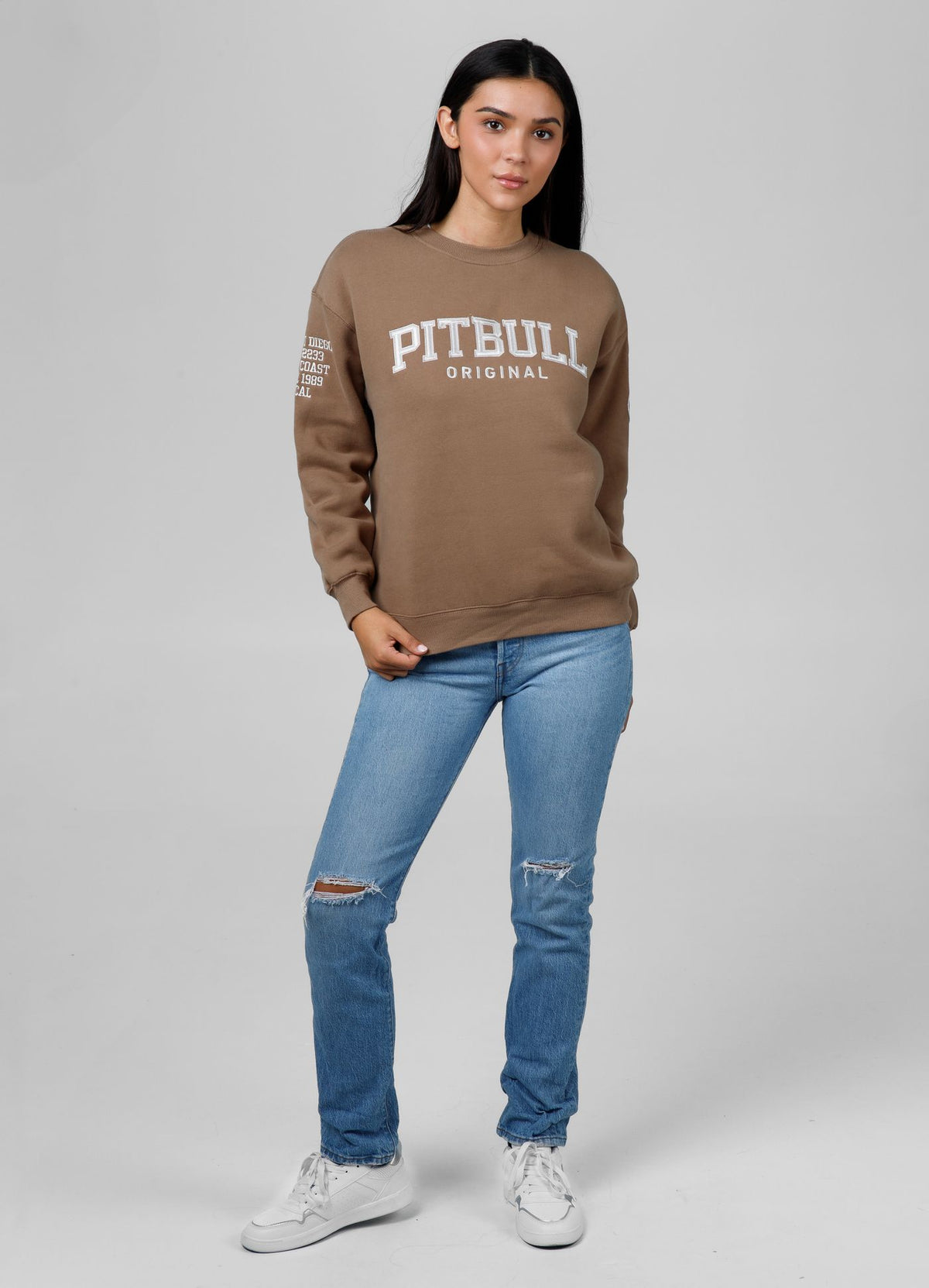 Women&#39;s oversize sweatshirt Tyrian