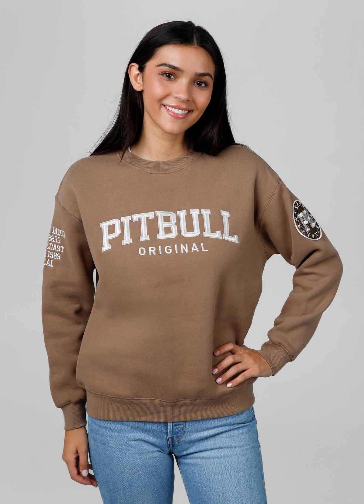 Women&#39;s oversize sweatshirt Tyrian