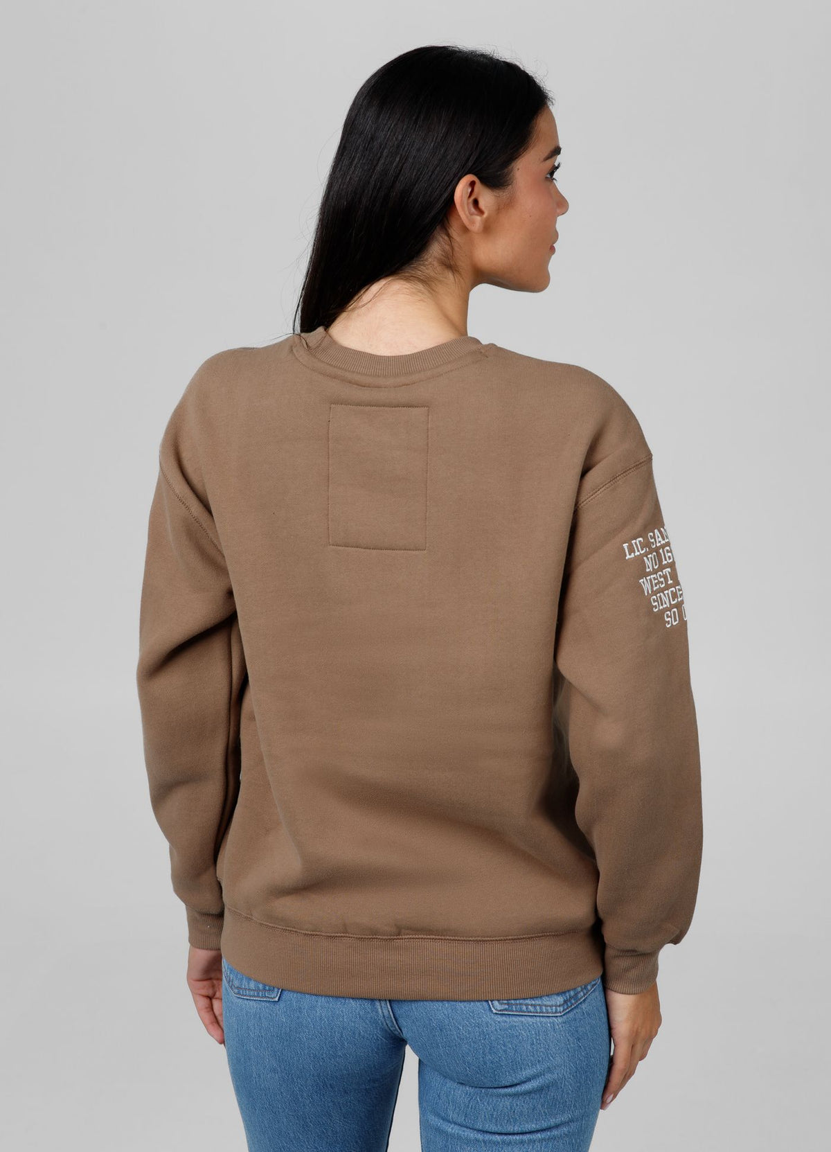 Women&#39;s oversize sweatshirt Tyrian