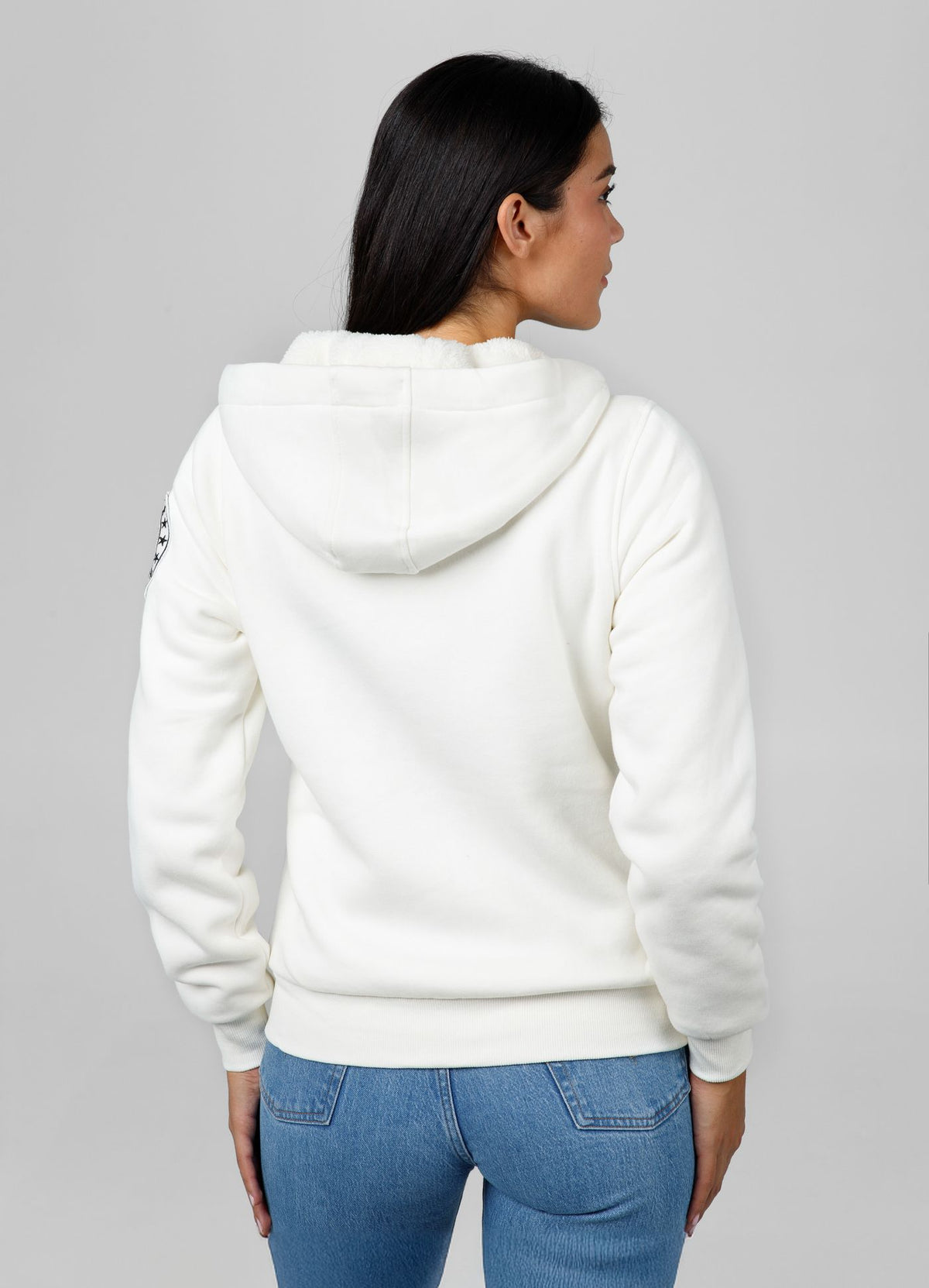 Women&#39;s zip-up hoodie Sherpa Ruffina