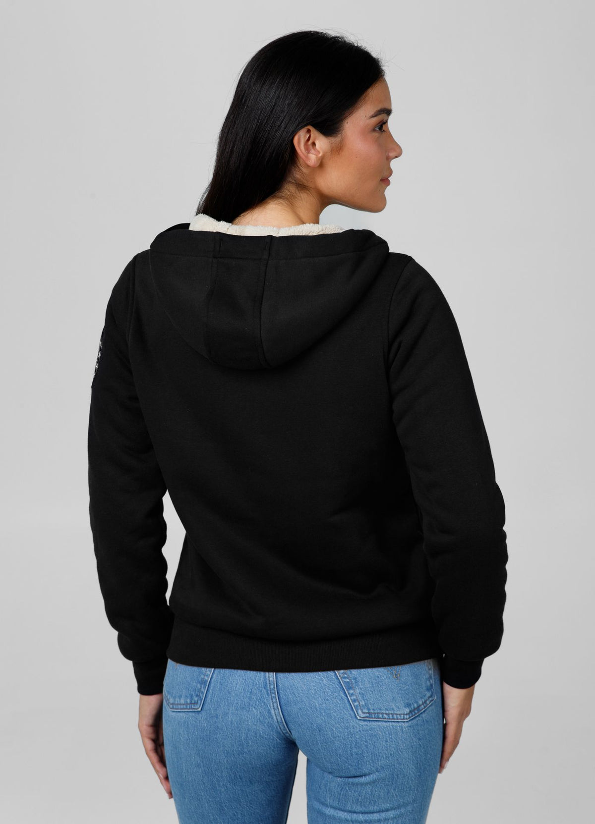 Women&#39;s zip-up hoodie Sherpa Ruffina