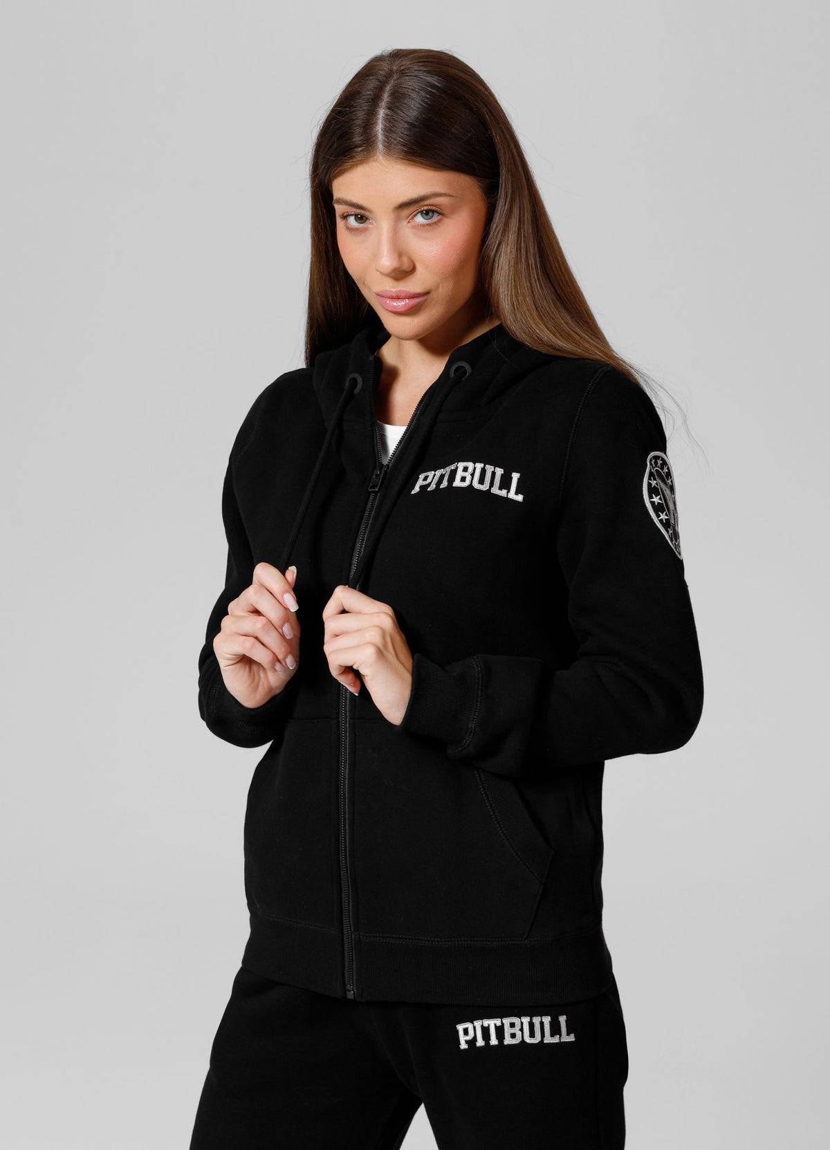 Women&#39;s zip-up hoodie French Tyrian