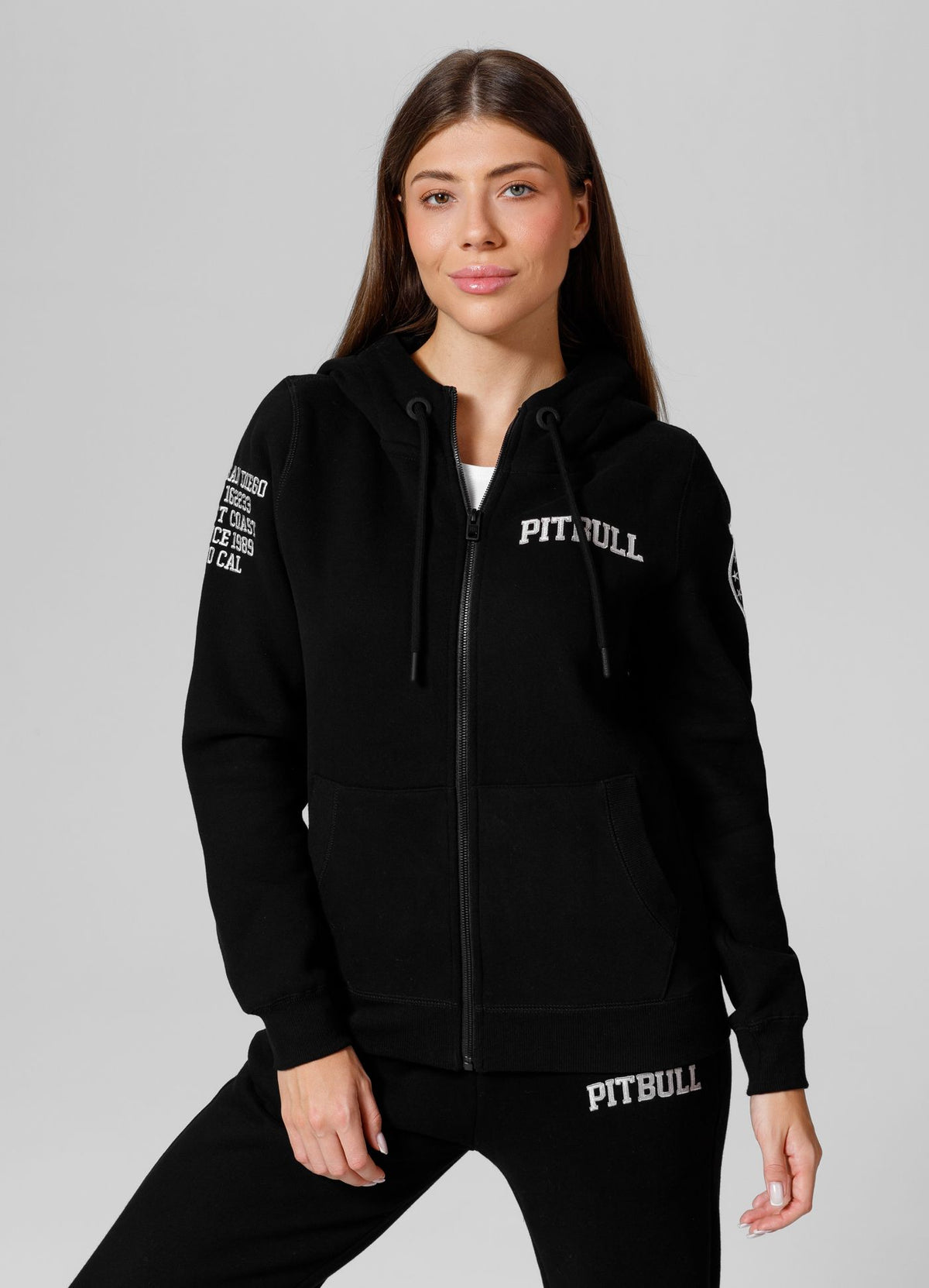 Women&#39;s zip-up hoodie French Tyrian