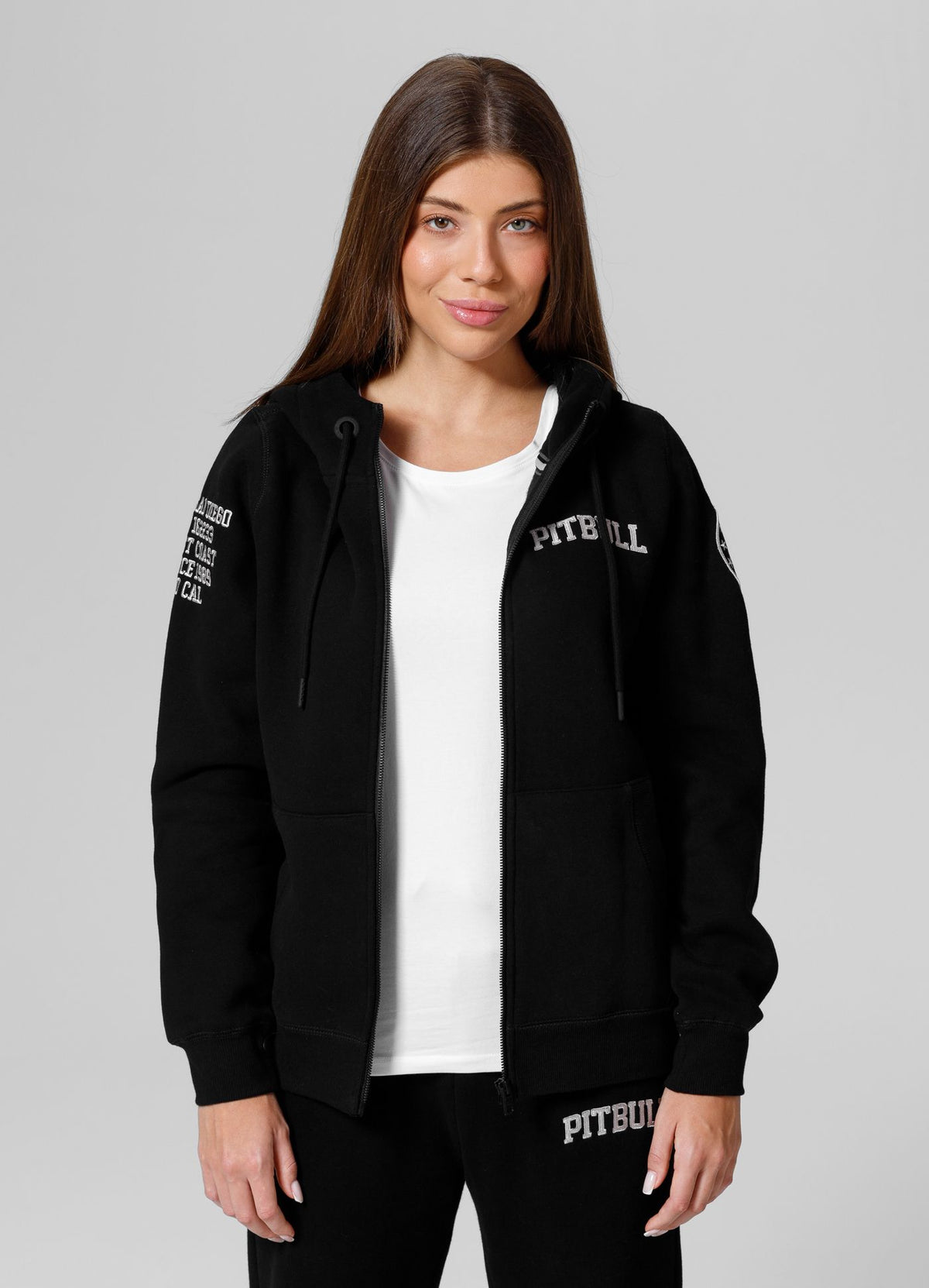 Women&#39;s zip-up hoodie French Tyrian