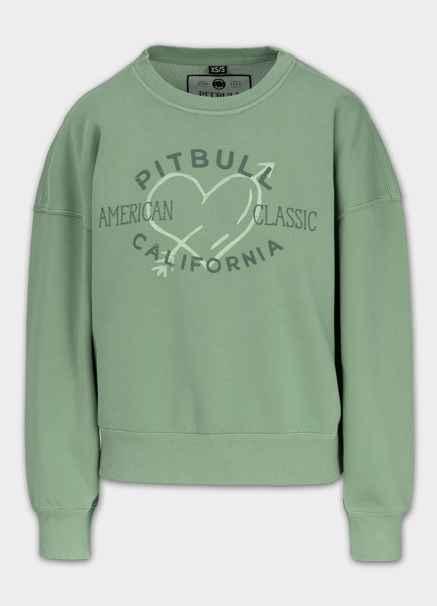 Women's sweatshirt Washed MANZANITA HEART