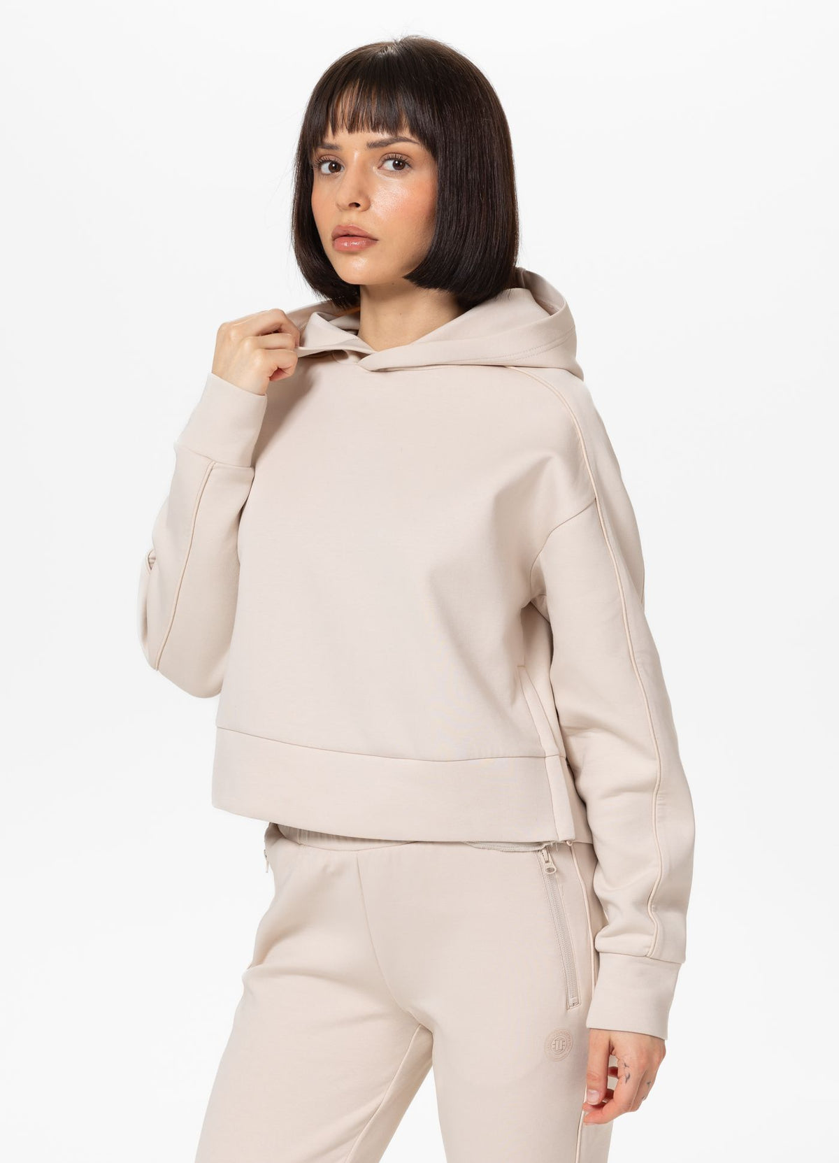 Women's hoodie Discovery - Sand