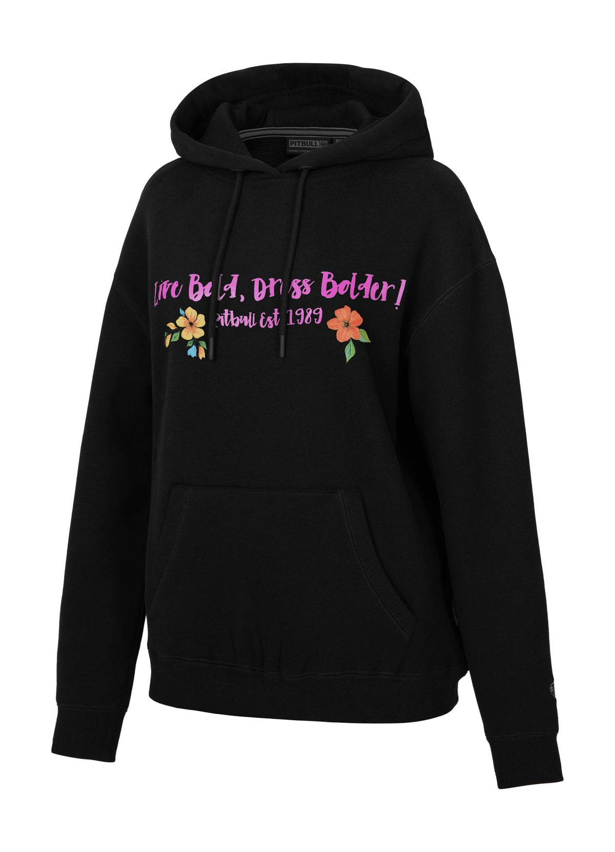 Women's Oversize Hoodie Happy-Pit - Black