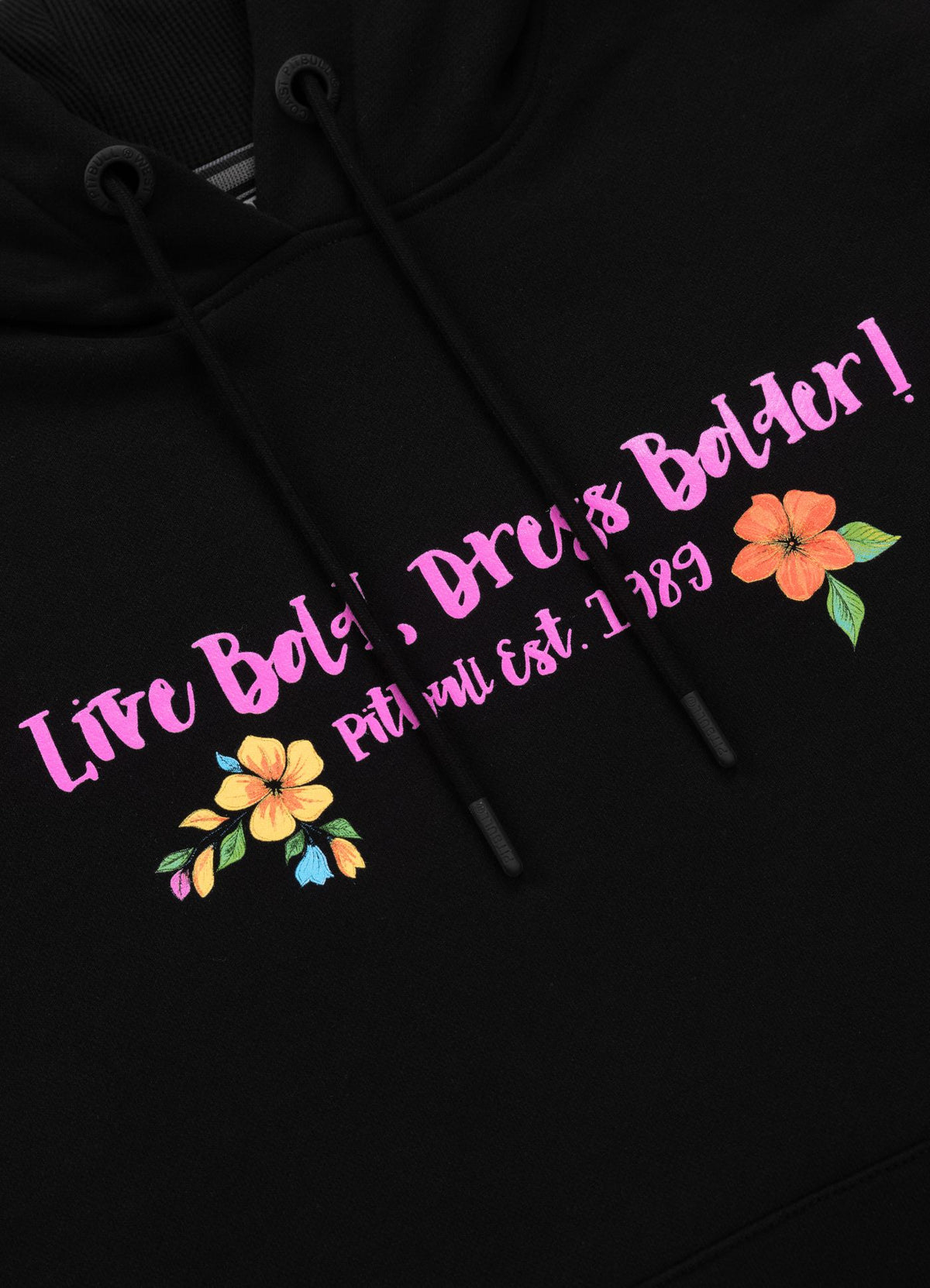 Women's Oversize Hoodie Happy-Pit - Black