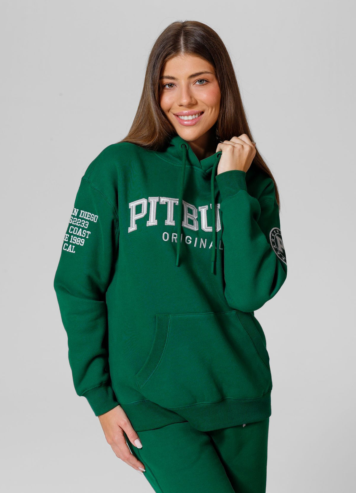 Women&#39;s oversize hoodie Tyrian