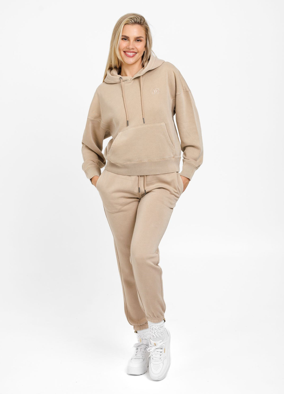 Women&#39;s hoodie Washed Manzanita - Sand