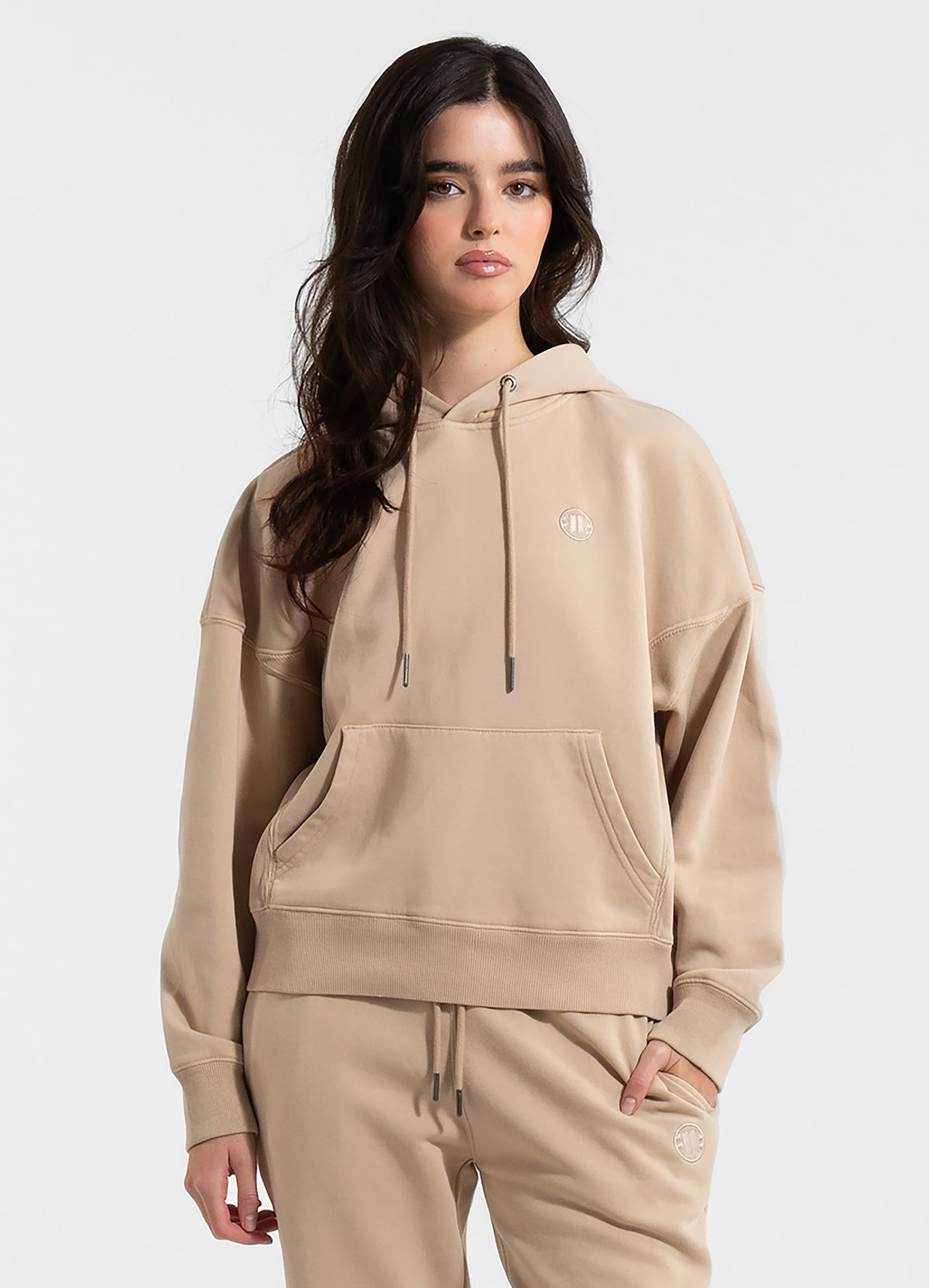 Women's hoodie Washed Manzanita - Sand