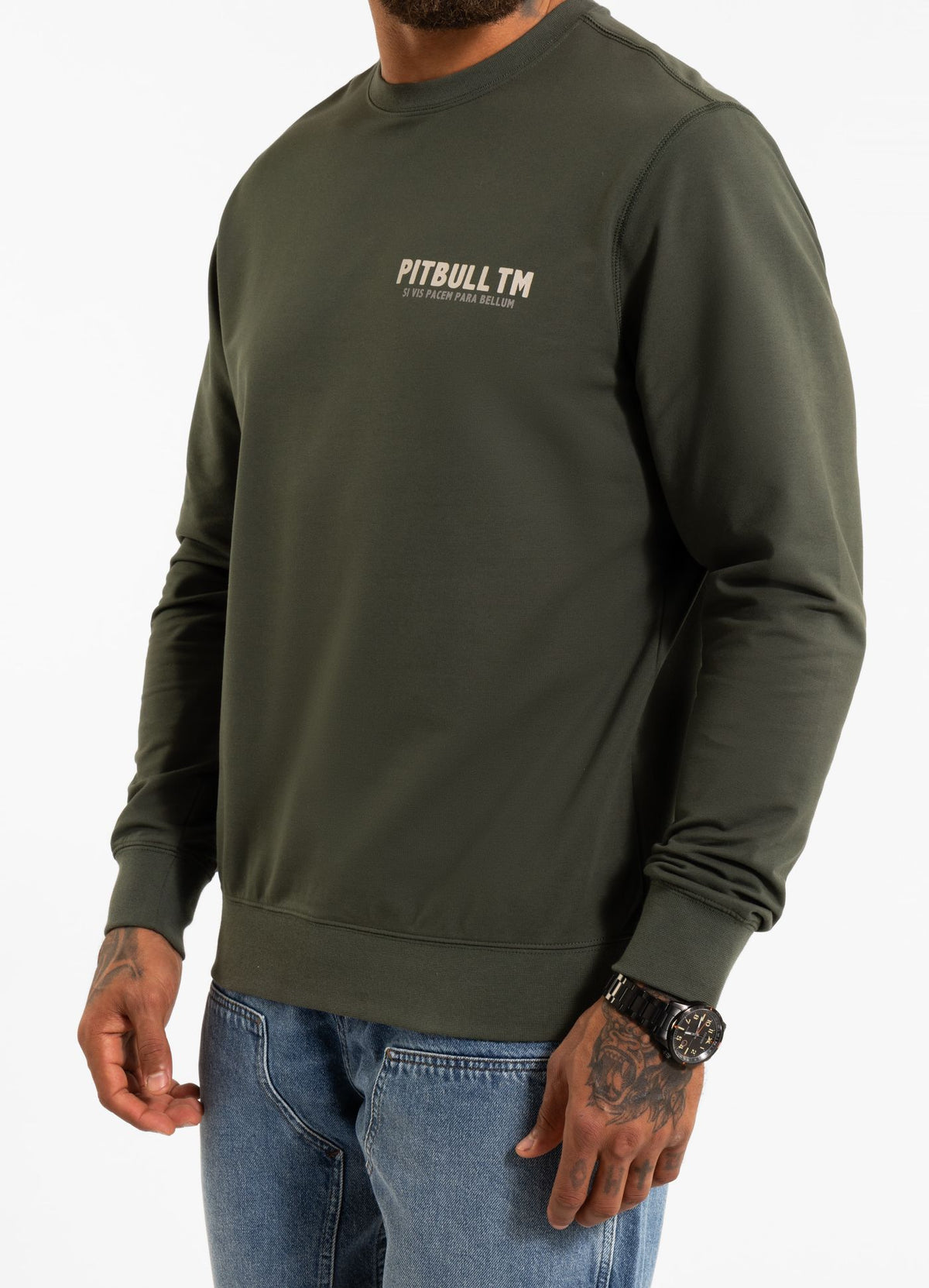 Men's Sweatshirt PARA BELLUM - Dark green